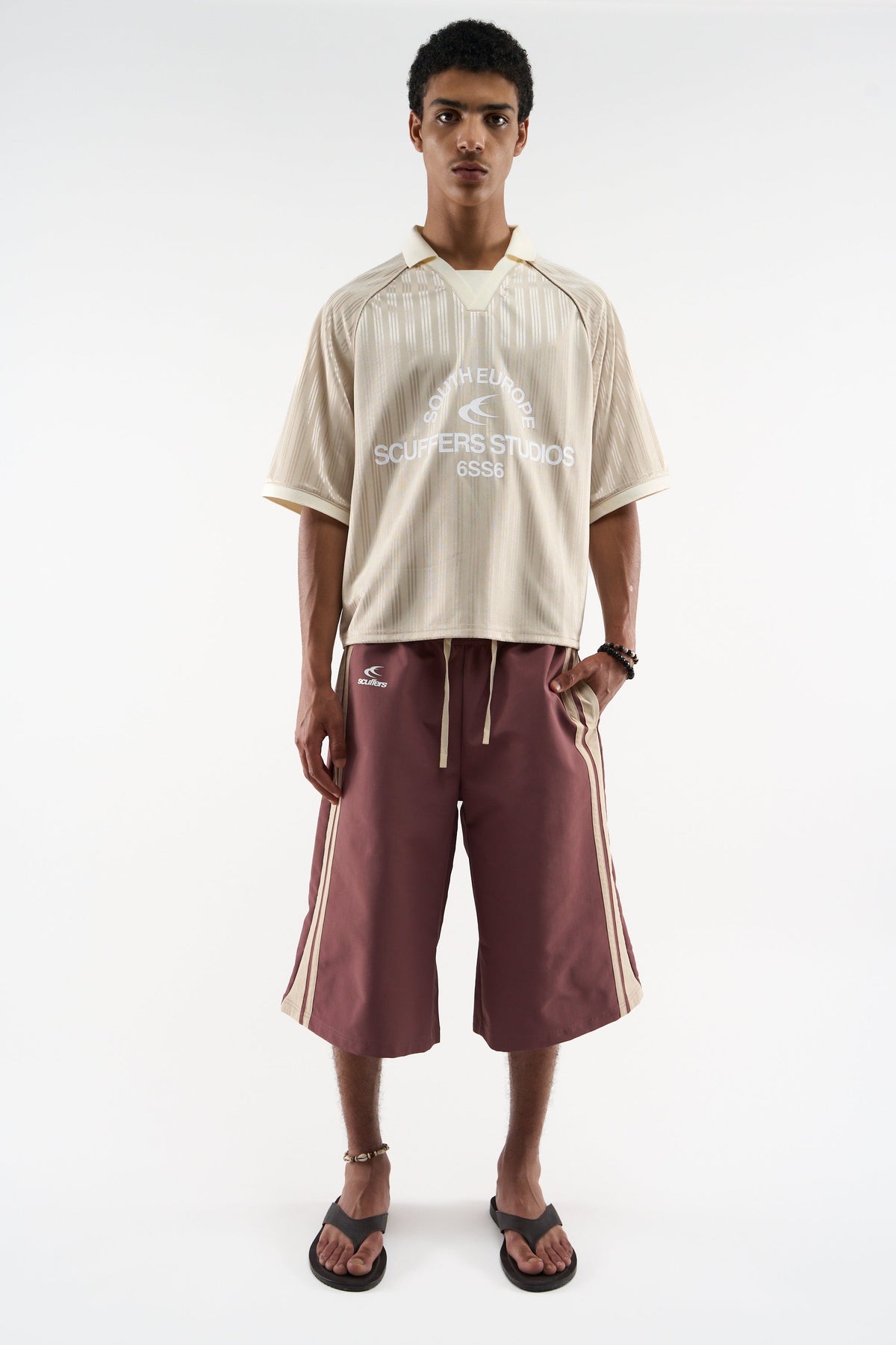 Rising Ecru Football T-Shirt