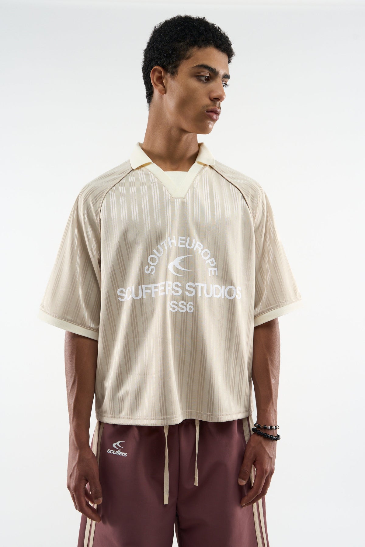 Rising Ecru Football T-Shirt