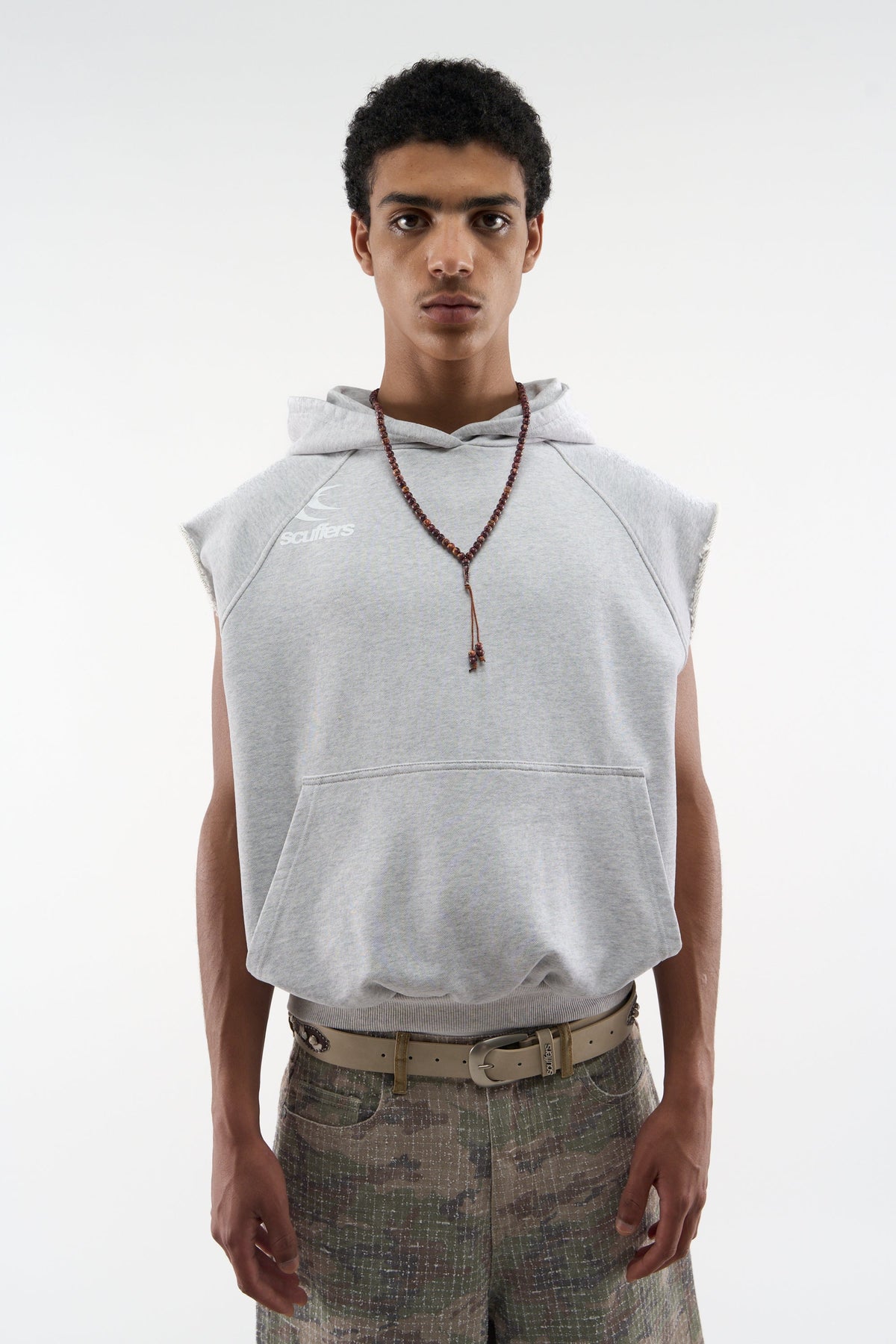 No Gym Grey Melange Hoodie