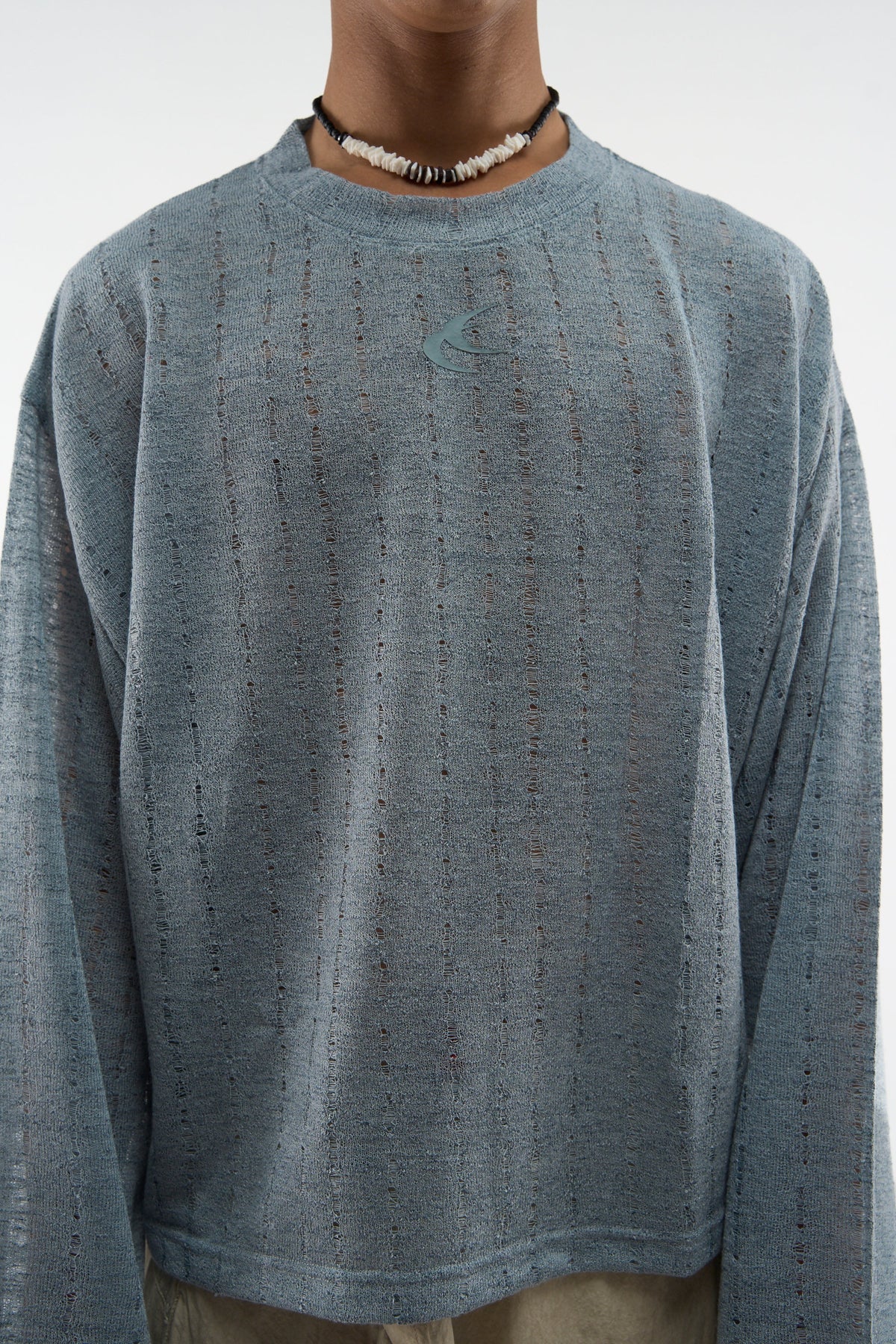 Abar Blue Knit Longsleeve
