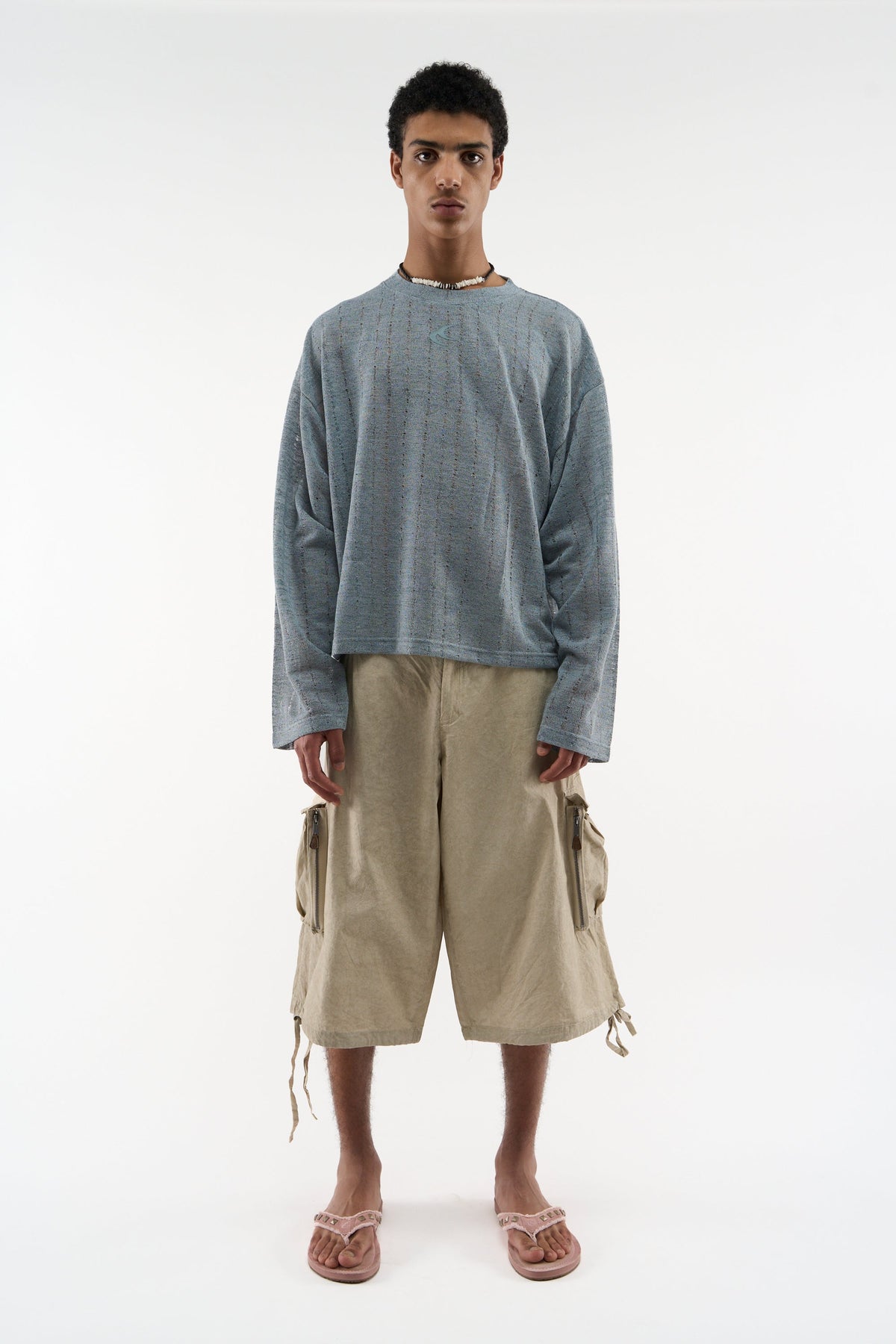 Abar Blue Knit Longsleeve