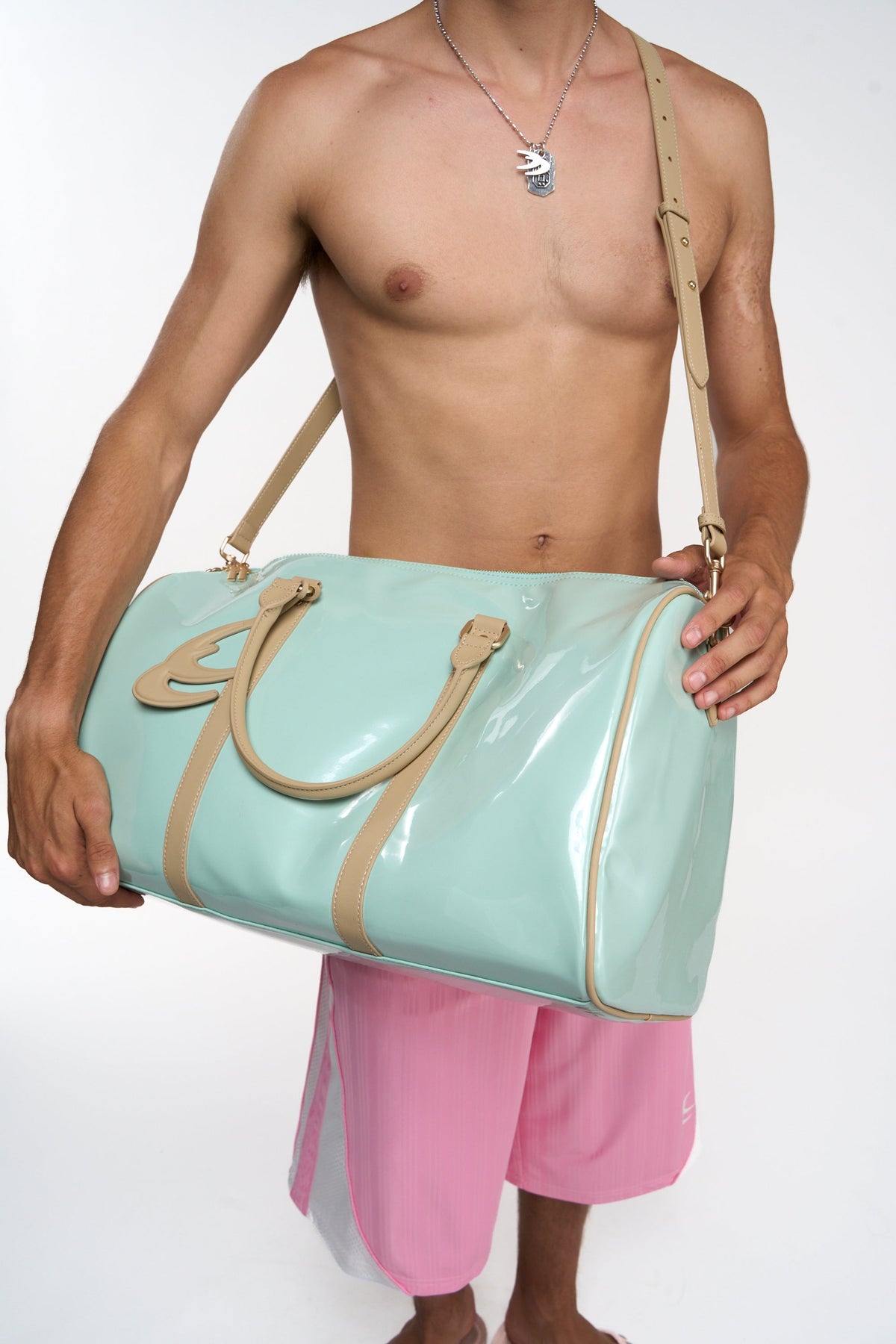 Carey Turquoise Duffle Bag