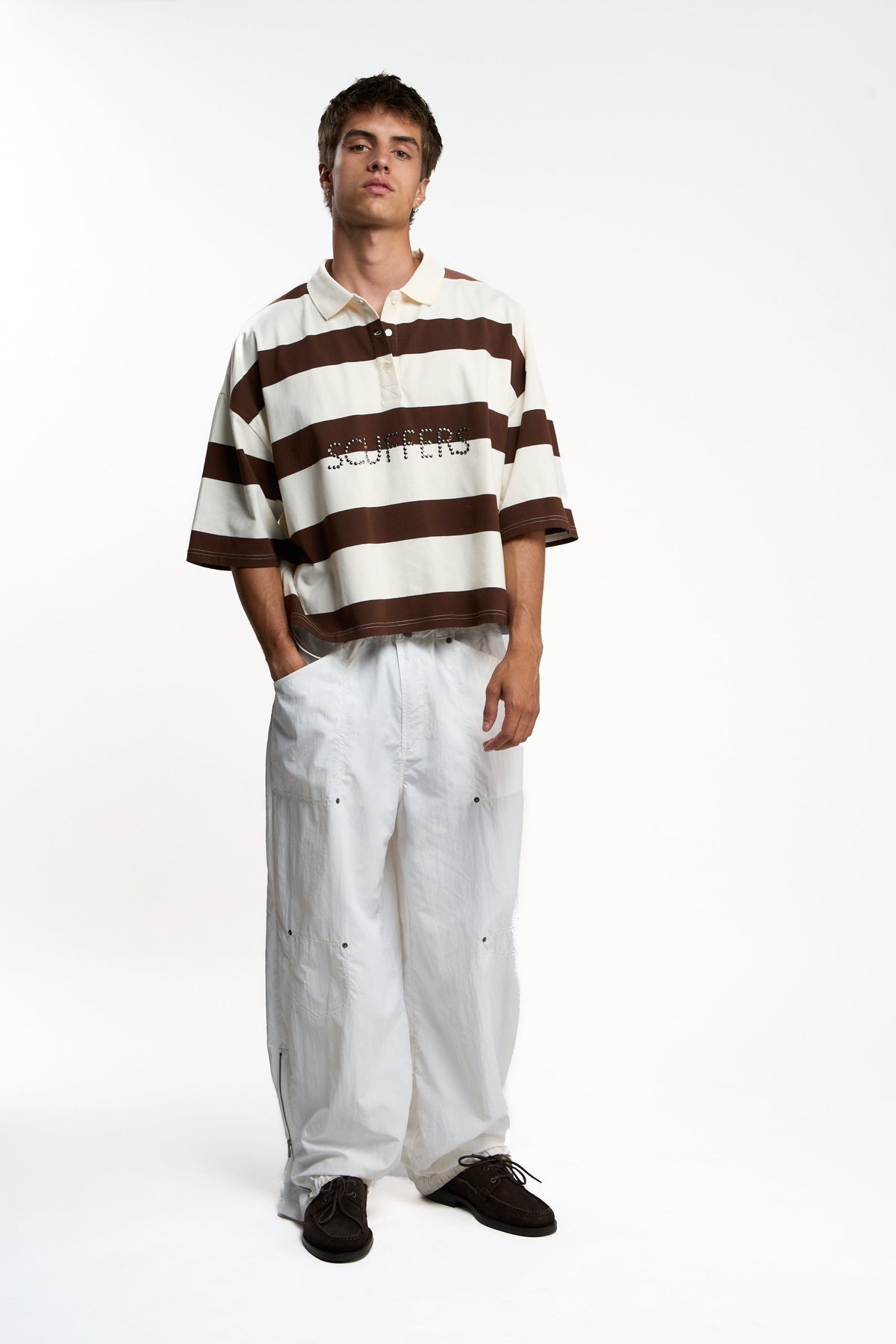 Letter Brown Polo