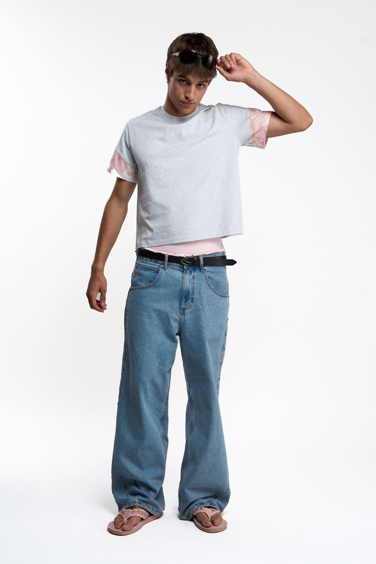 Blur Grey Melange T-Shirt