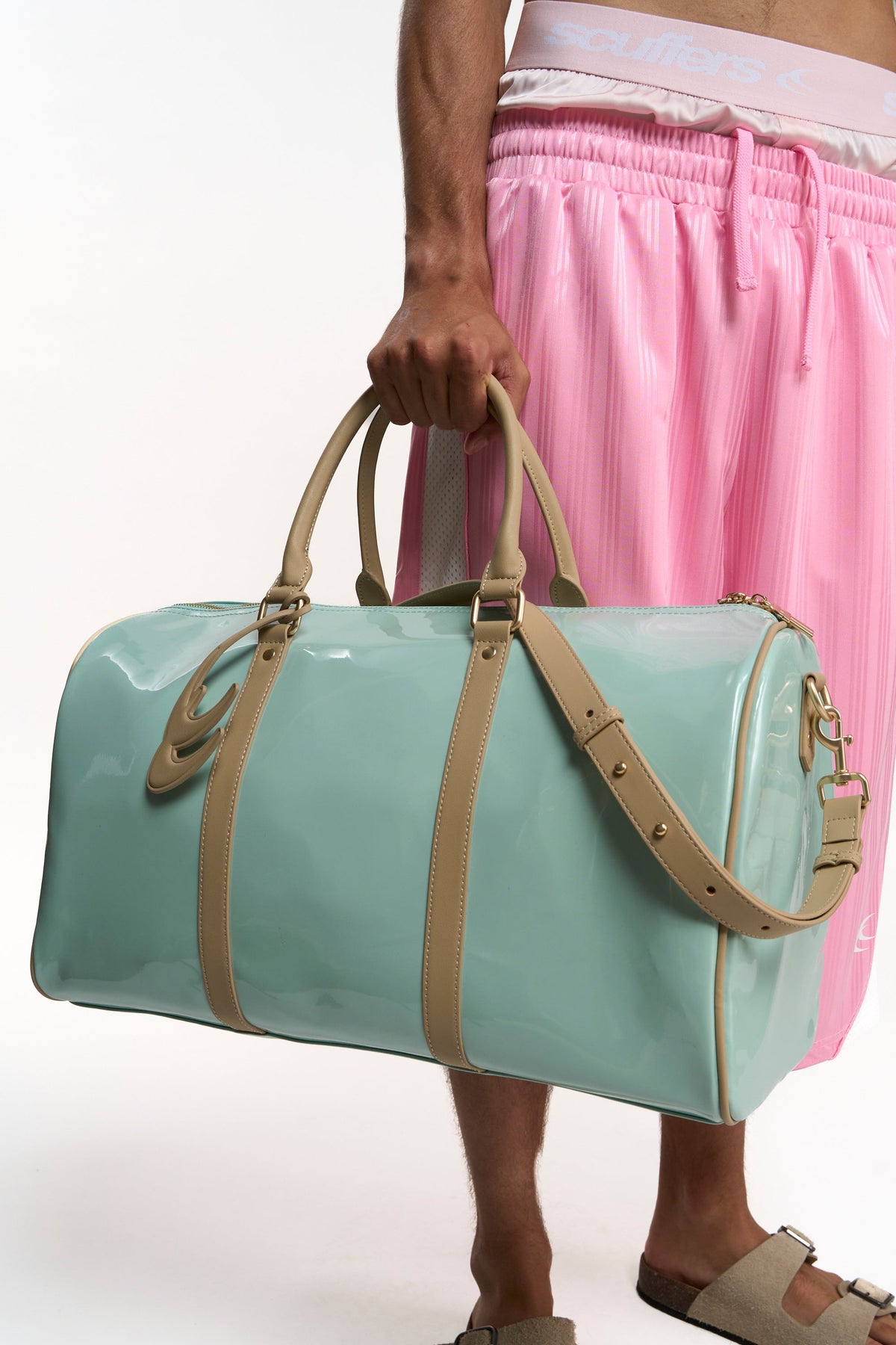 Carey Turquoise Duffle Bag