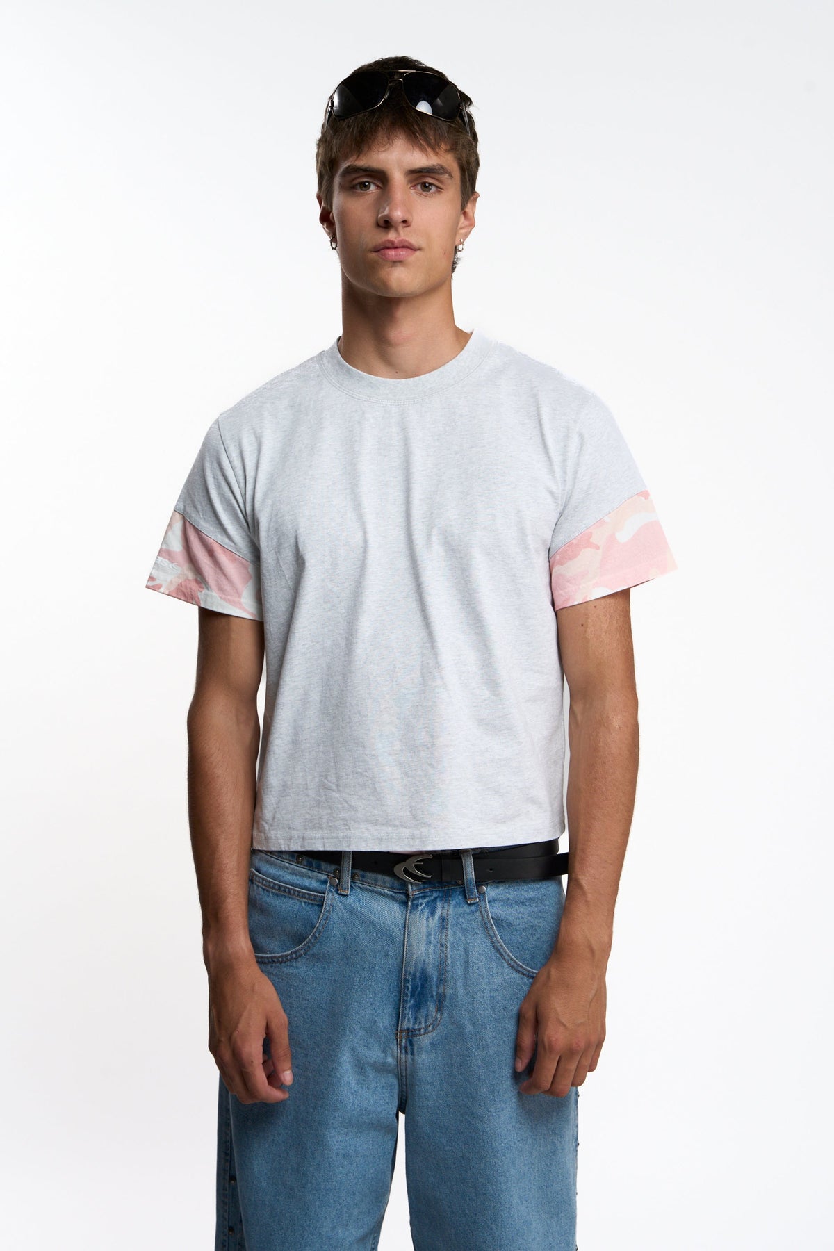 Blur Grey Melange T-Shirt