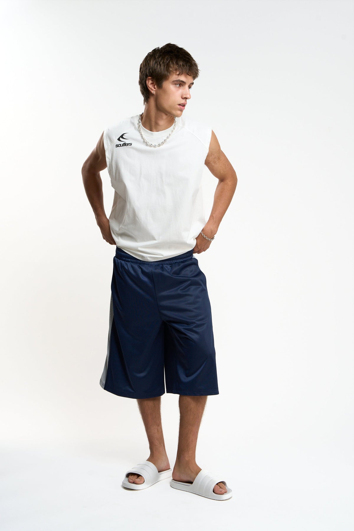 Eggplant Navy Shorts