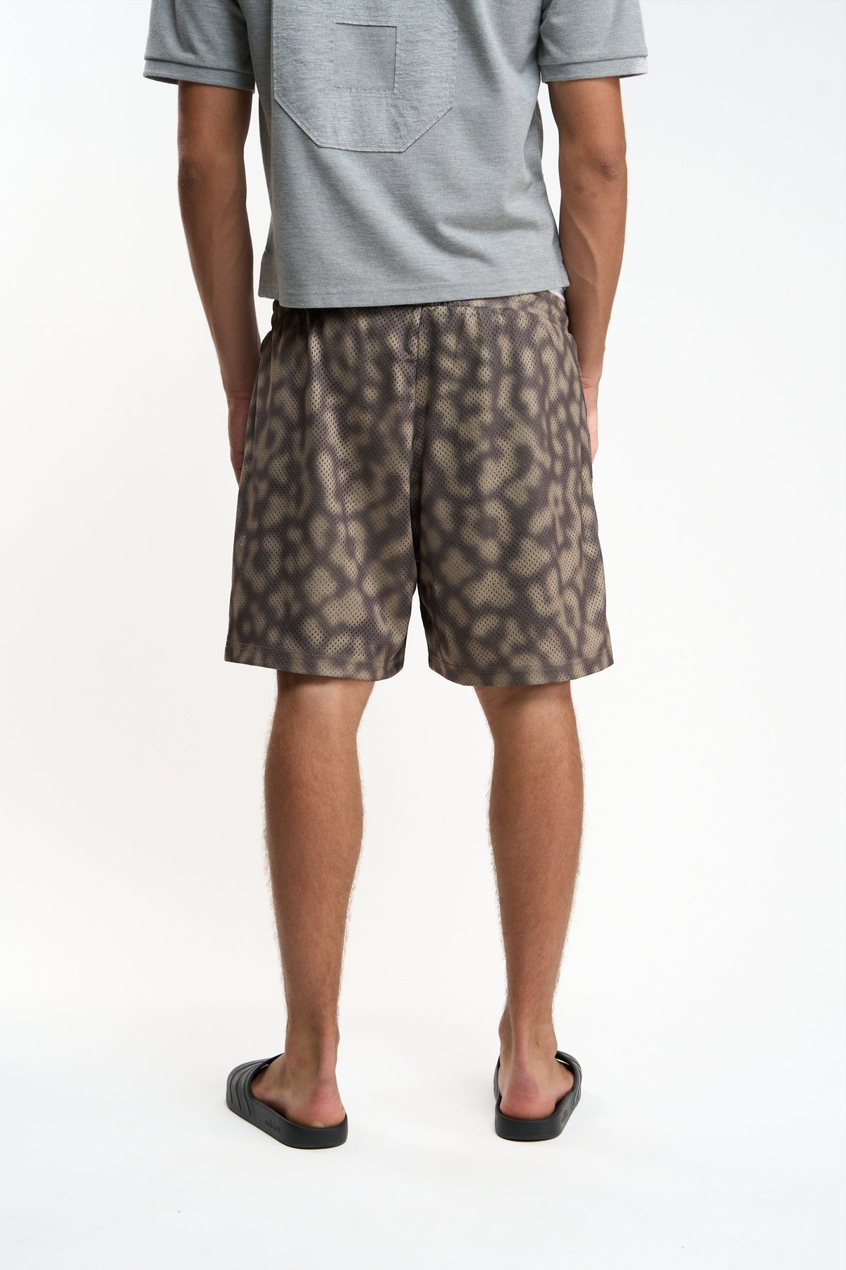 Withlove Leopard Mesh Shorts