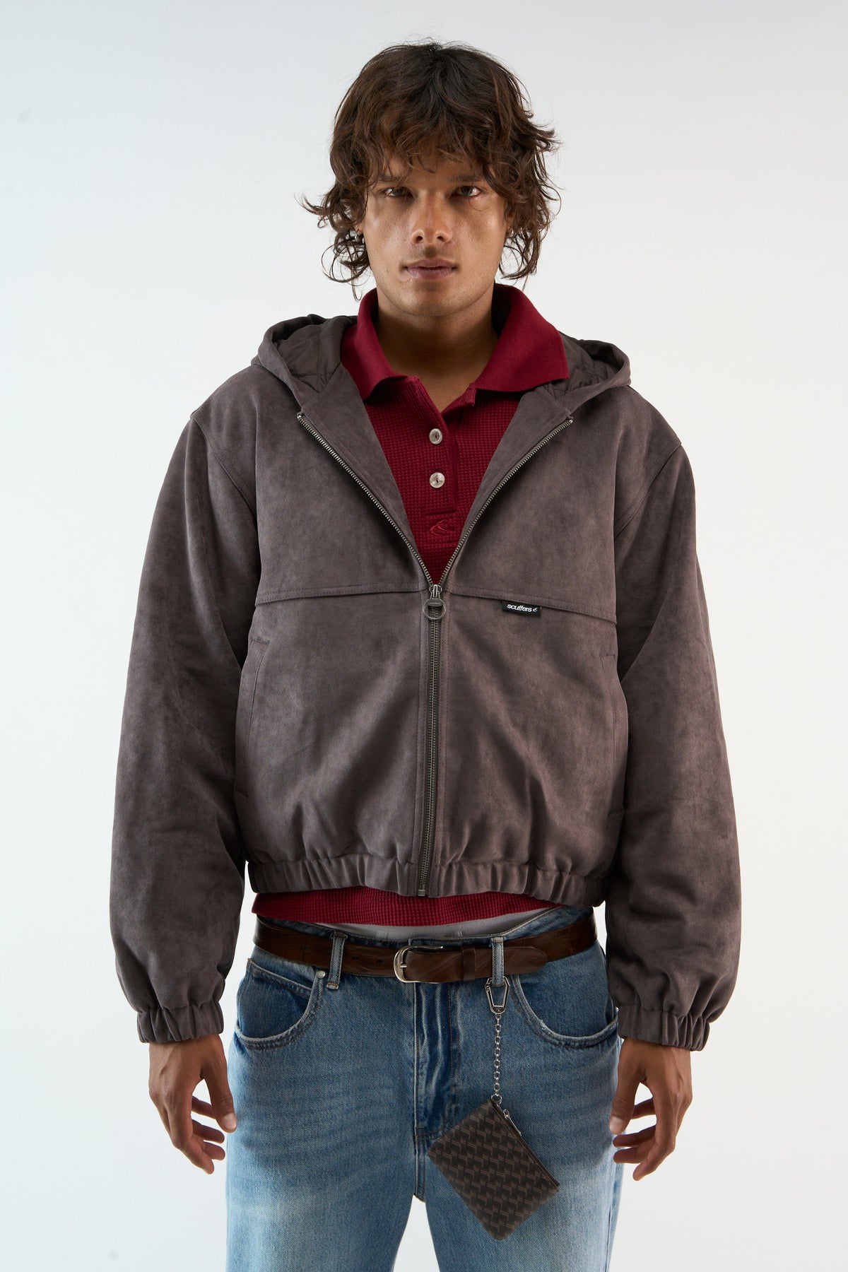Suede Dark Work Jacket
