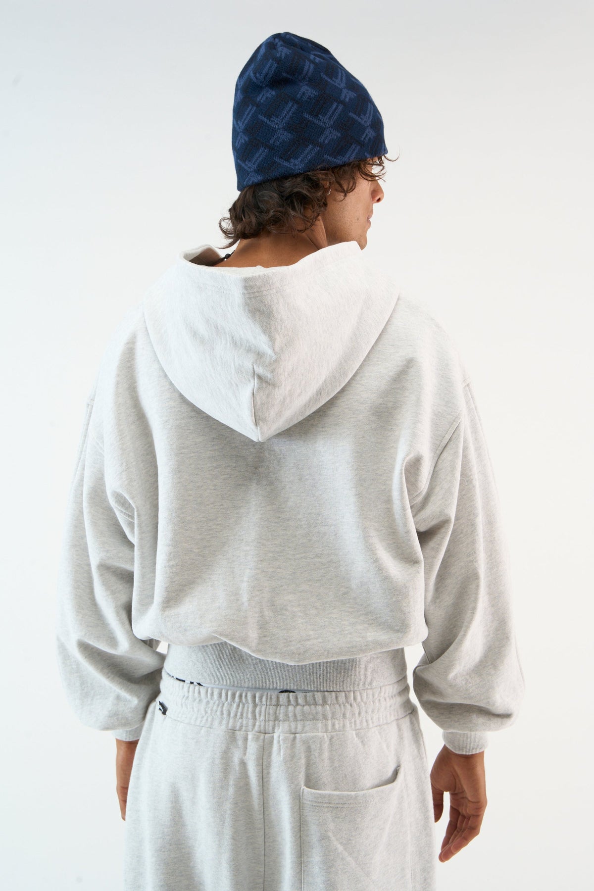 Weekender Grey Melange Zipper