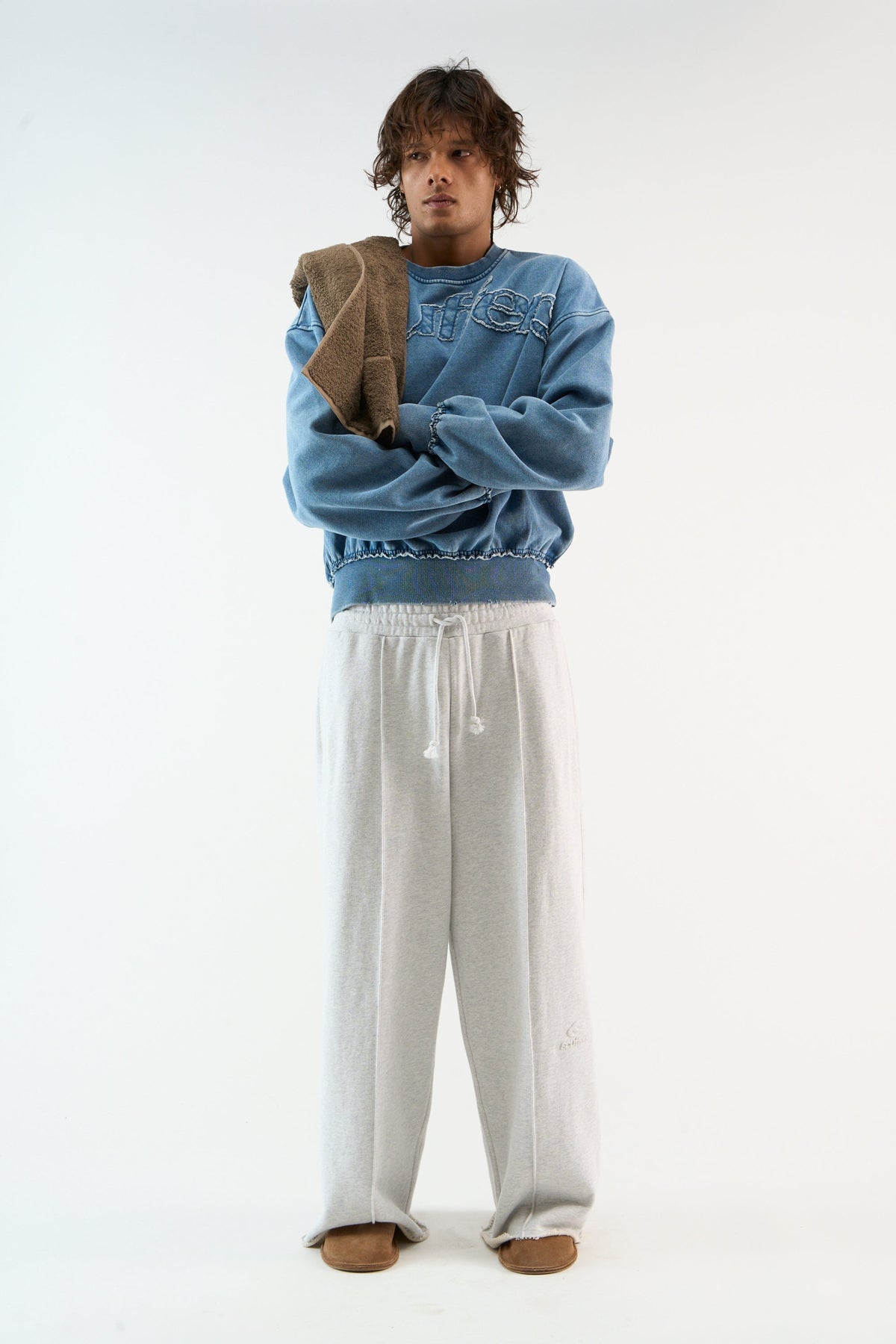 Denim Blue Crewneck