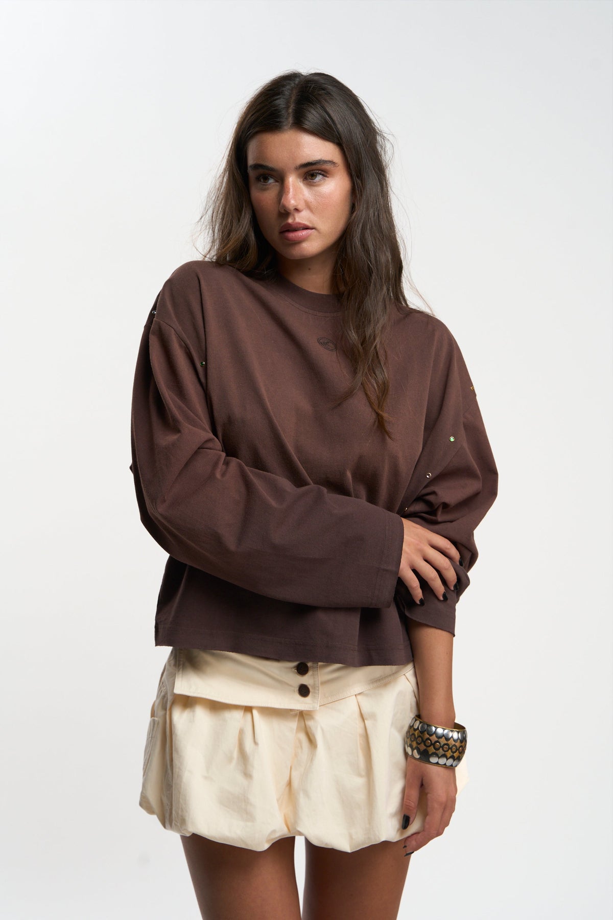 Strass Brown Longsleeve