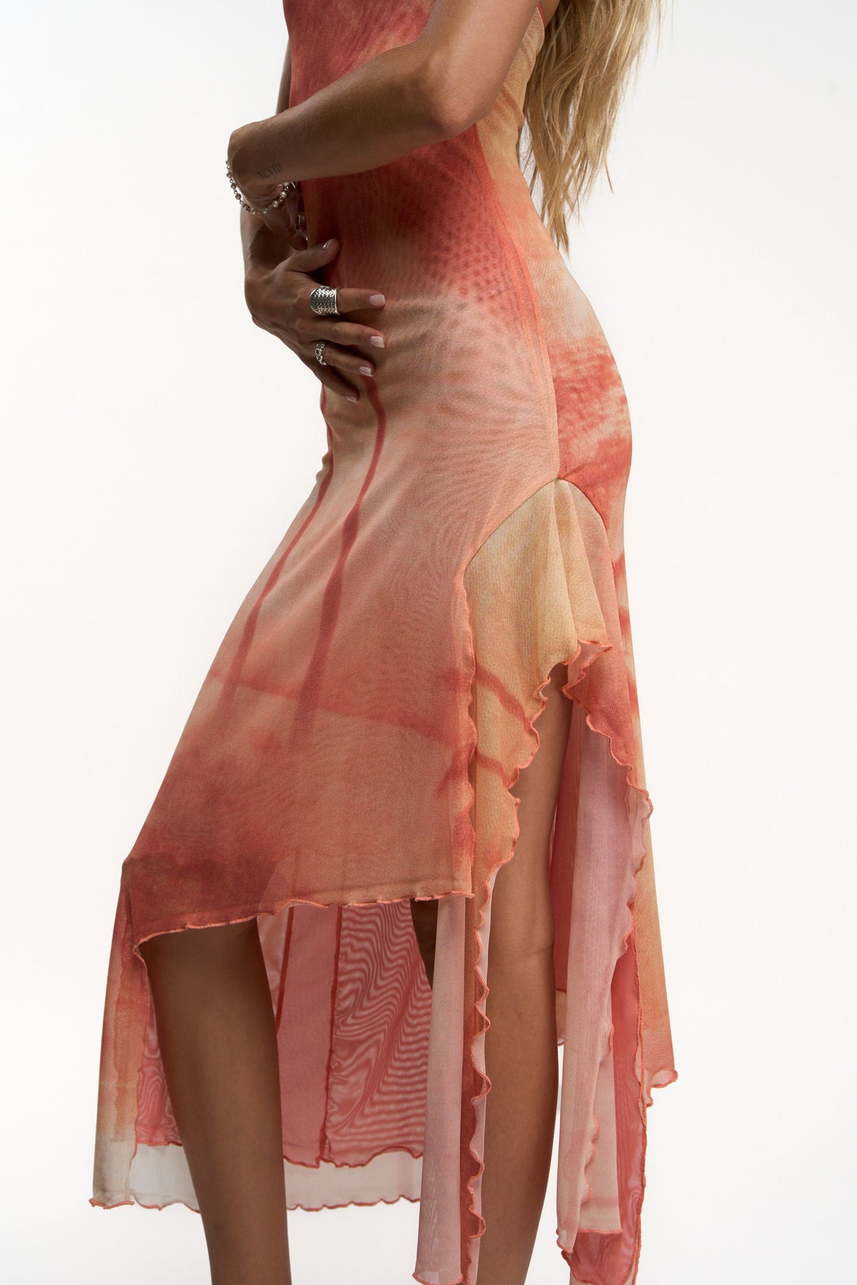 Summer Orange Dress