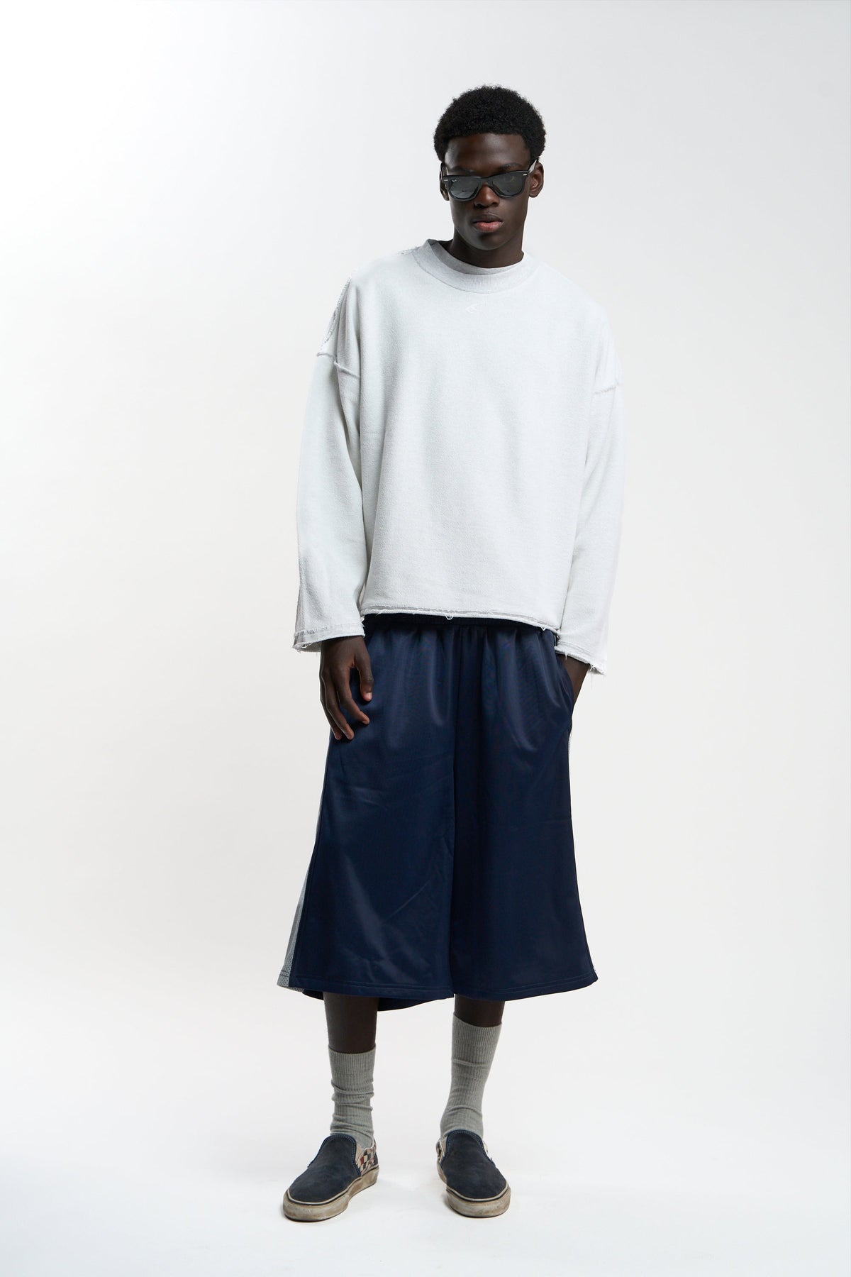 Dye Tech Grey Melange Sweatshirt