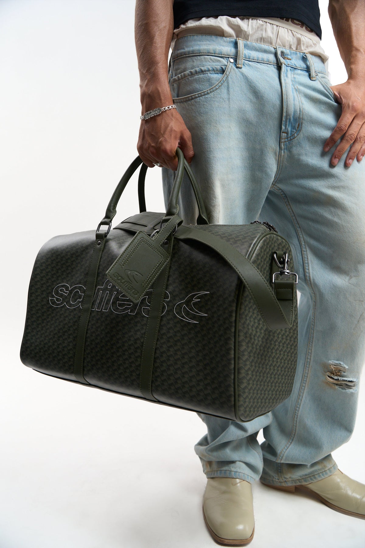 Monogram Dark Green Duffle Bag