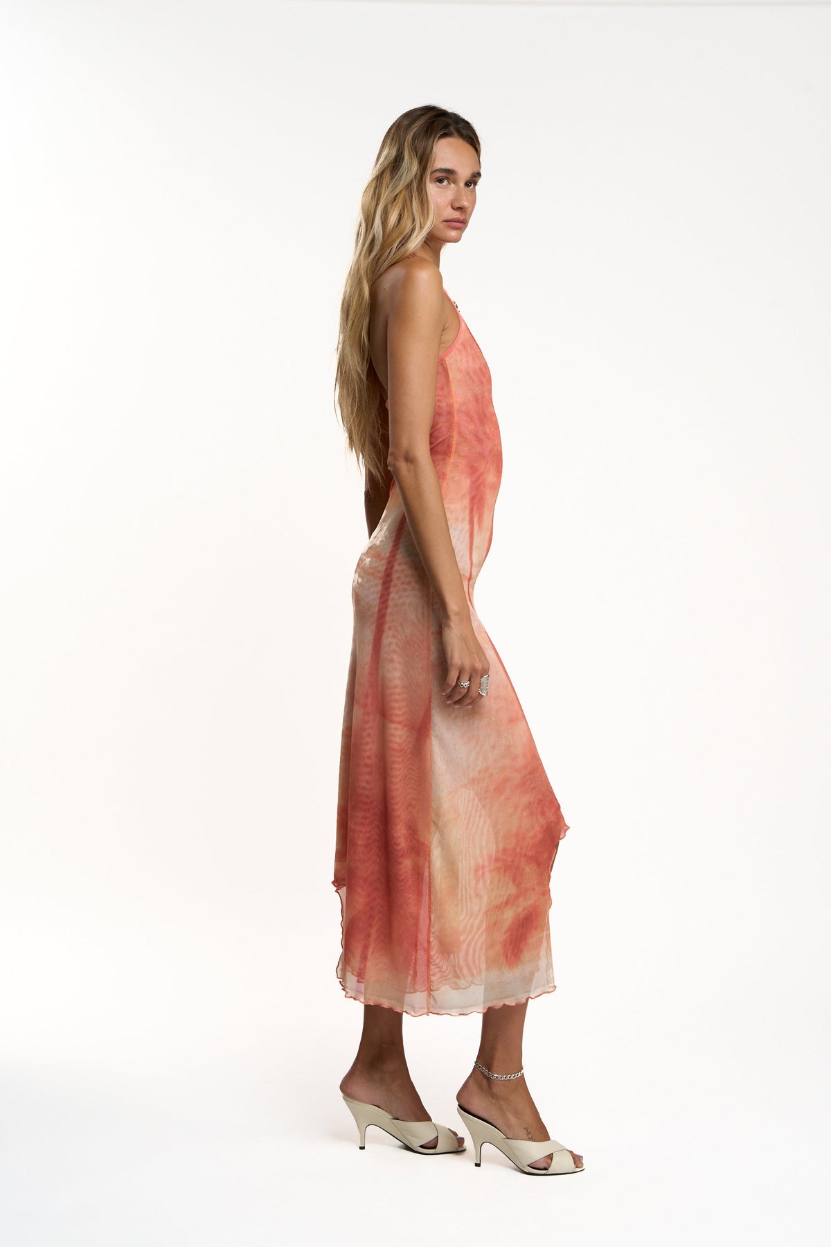Summer Orange Dress