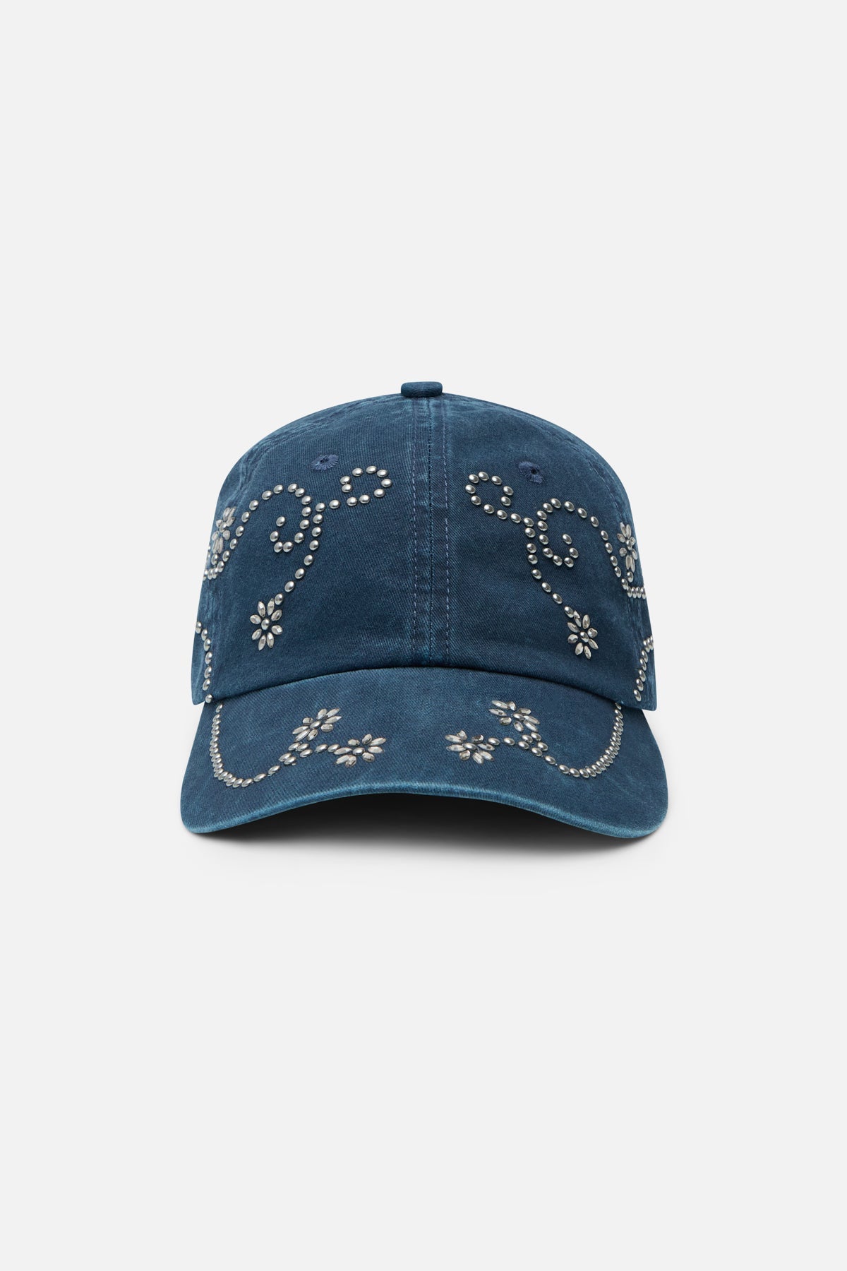 Flower Navy Cap