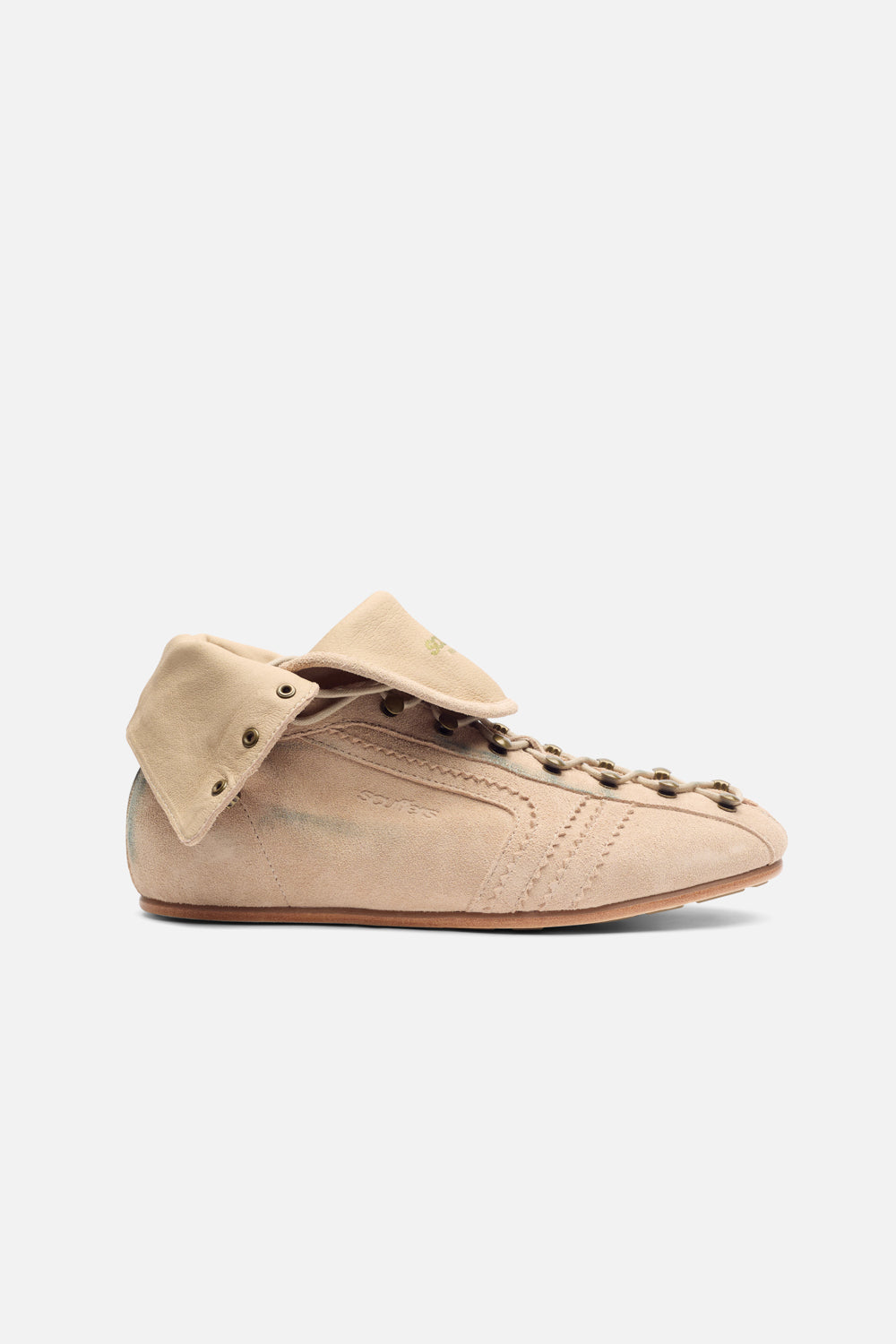 Iconic Ecru Suede Boots