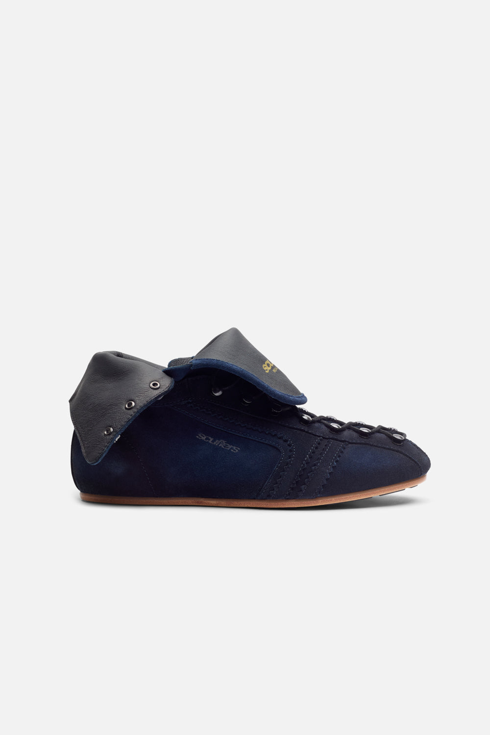 Iconic Navy Suede Boots