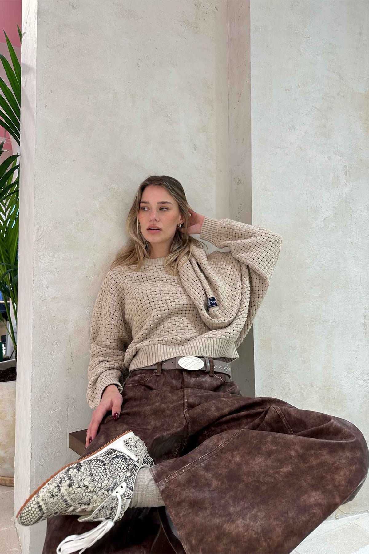 Case Camel Knit