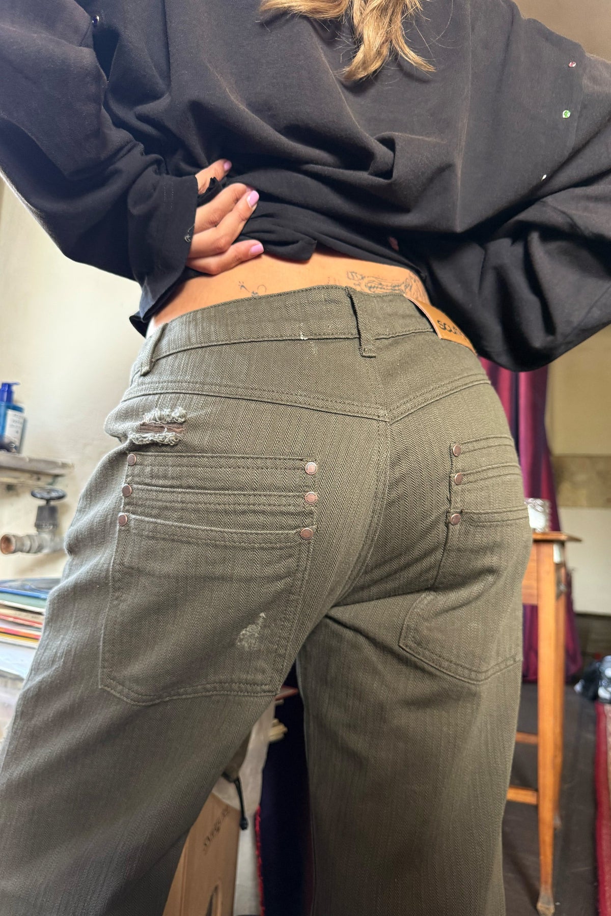 New Capri Green Pants