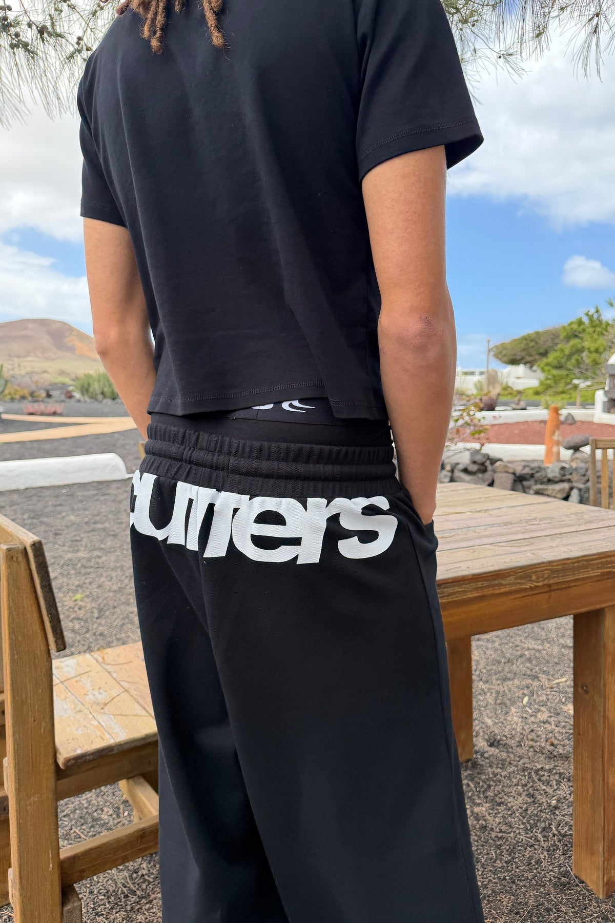 Tube Black Pants