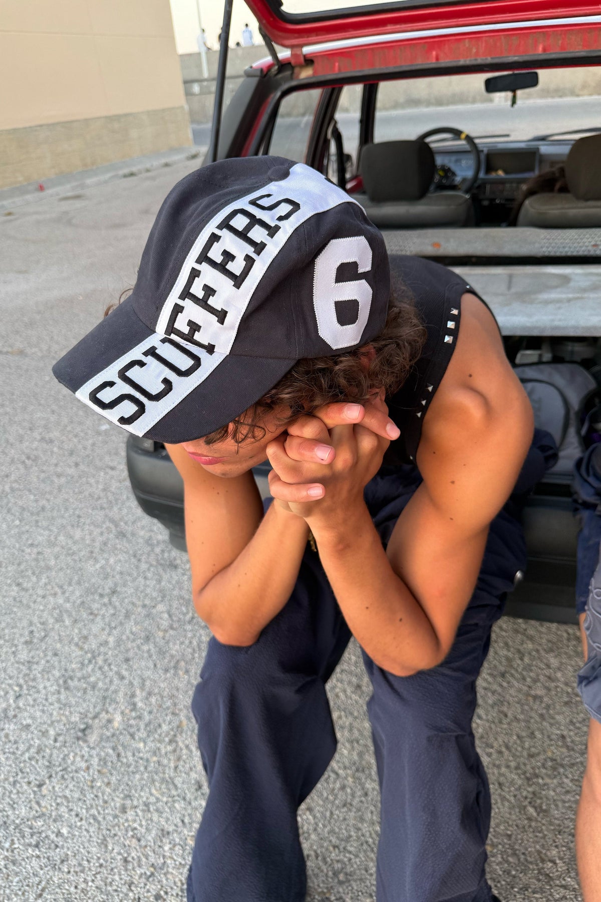 Marlon Navy Cap
