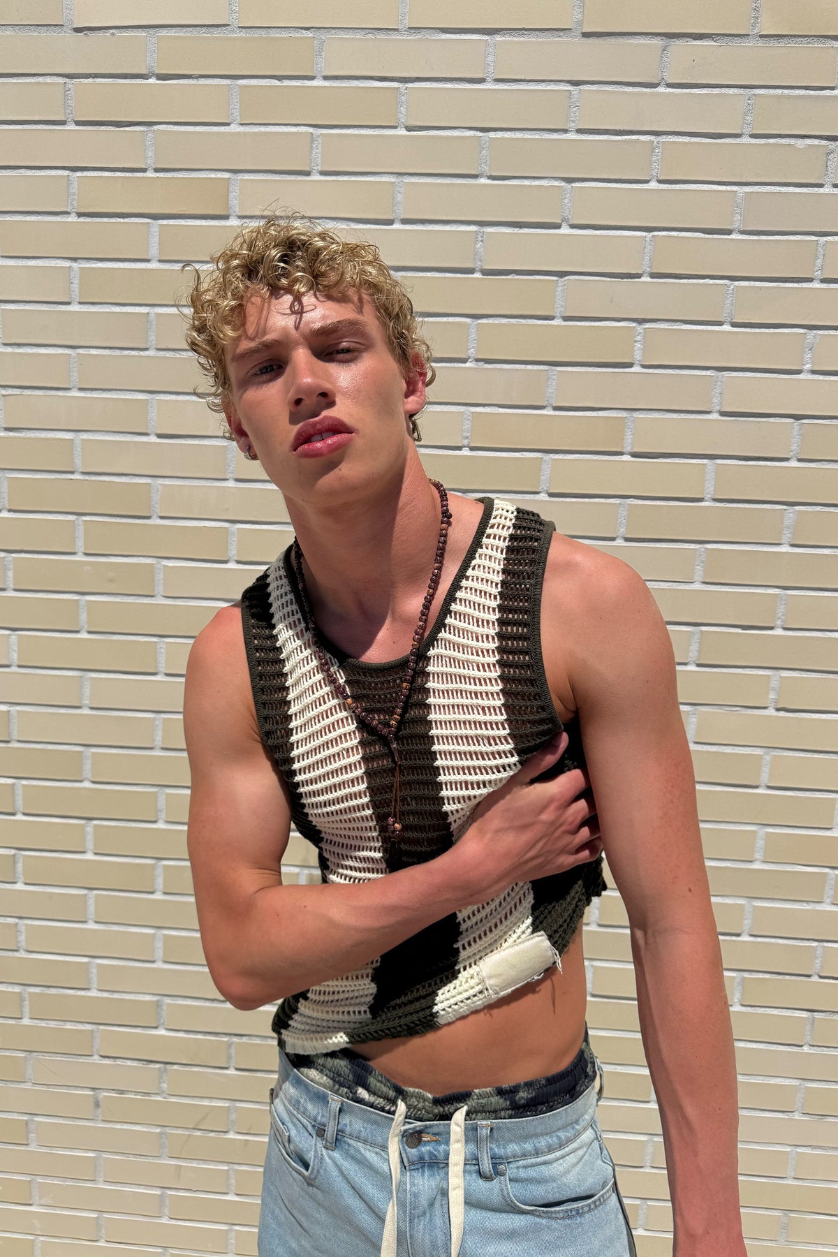 Spider Ecru Tank Top