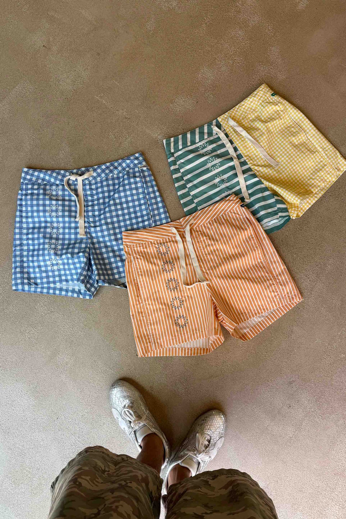 New Ibiza Green & Yellow Swimpants