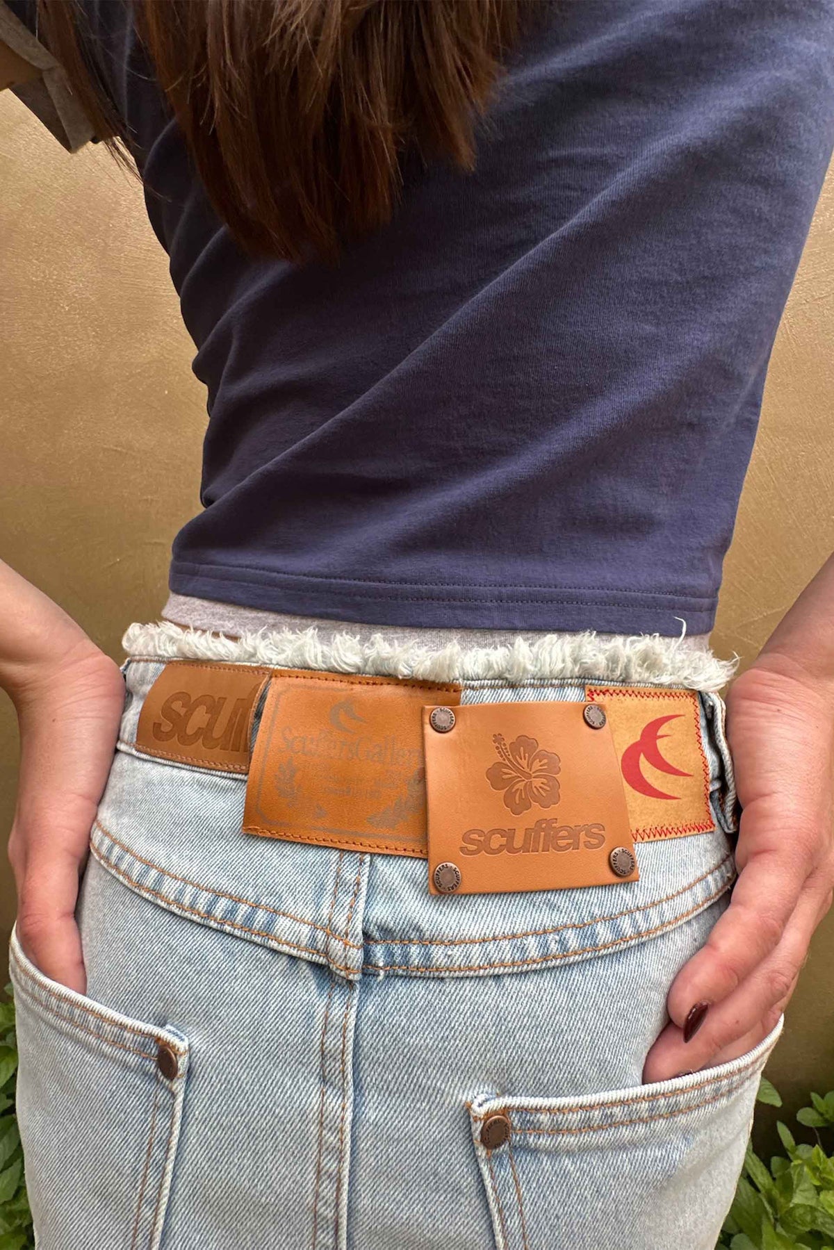 Label Light Blue Denim Skirt