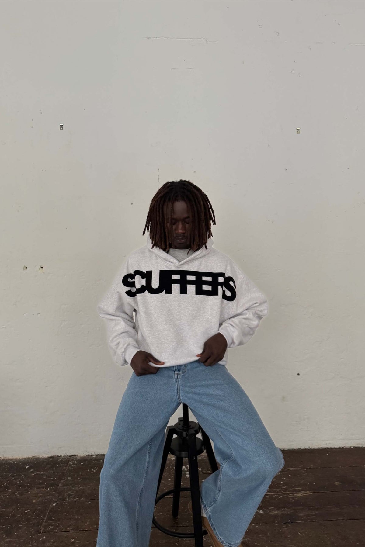 Flock Light Grey Hoodie