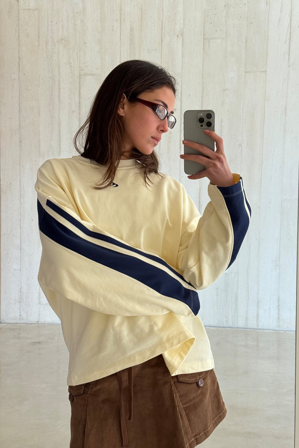 Sport Tech Ecru Sweatshirt