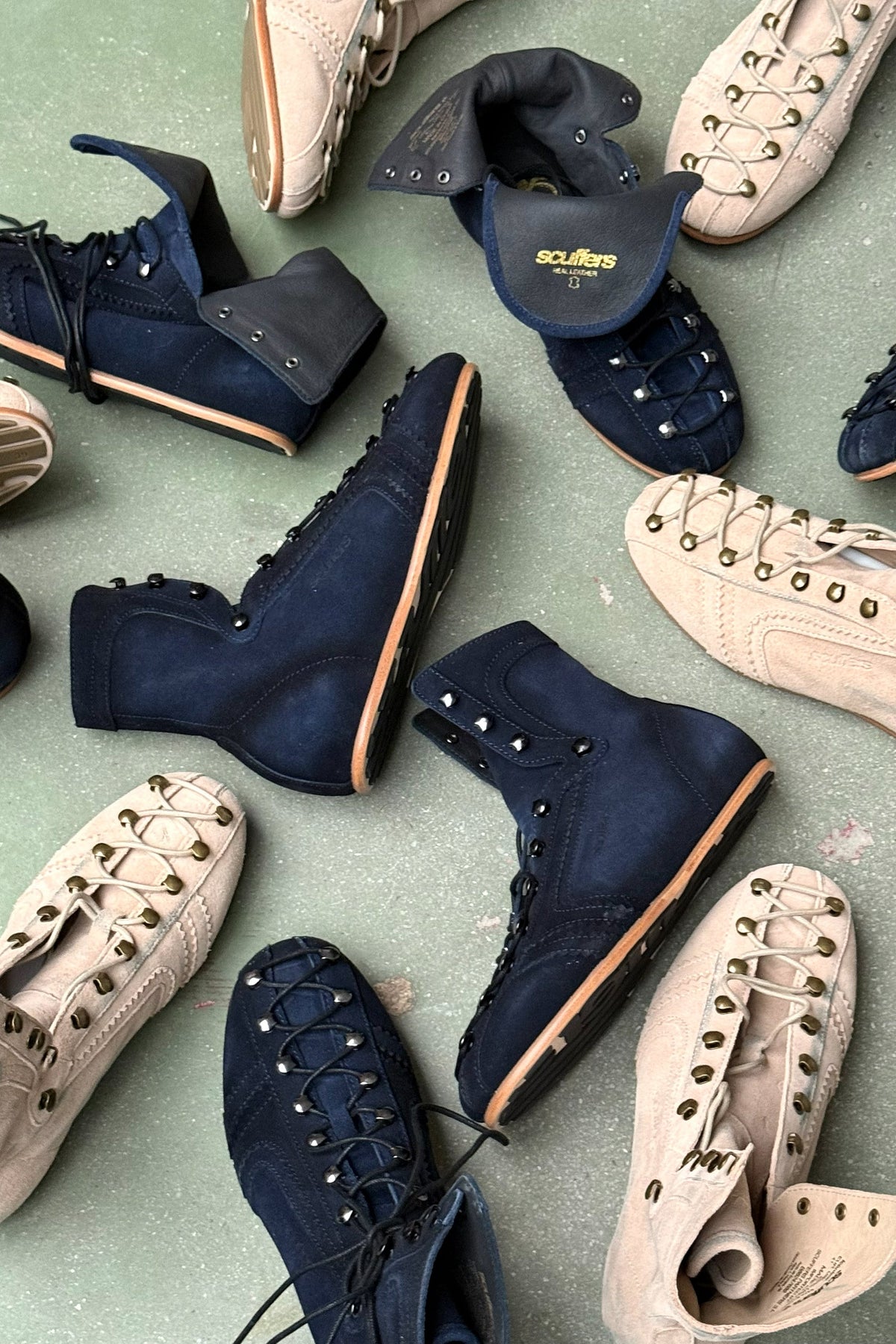 Iconic Ecru Suede Boots