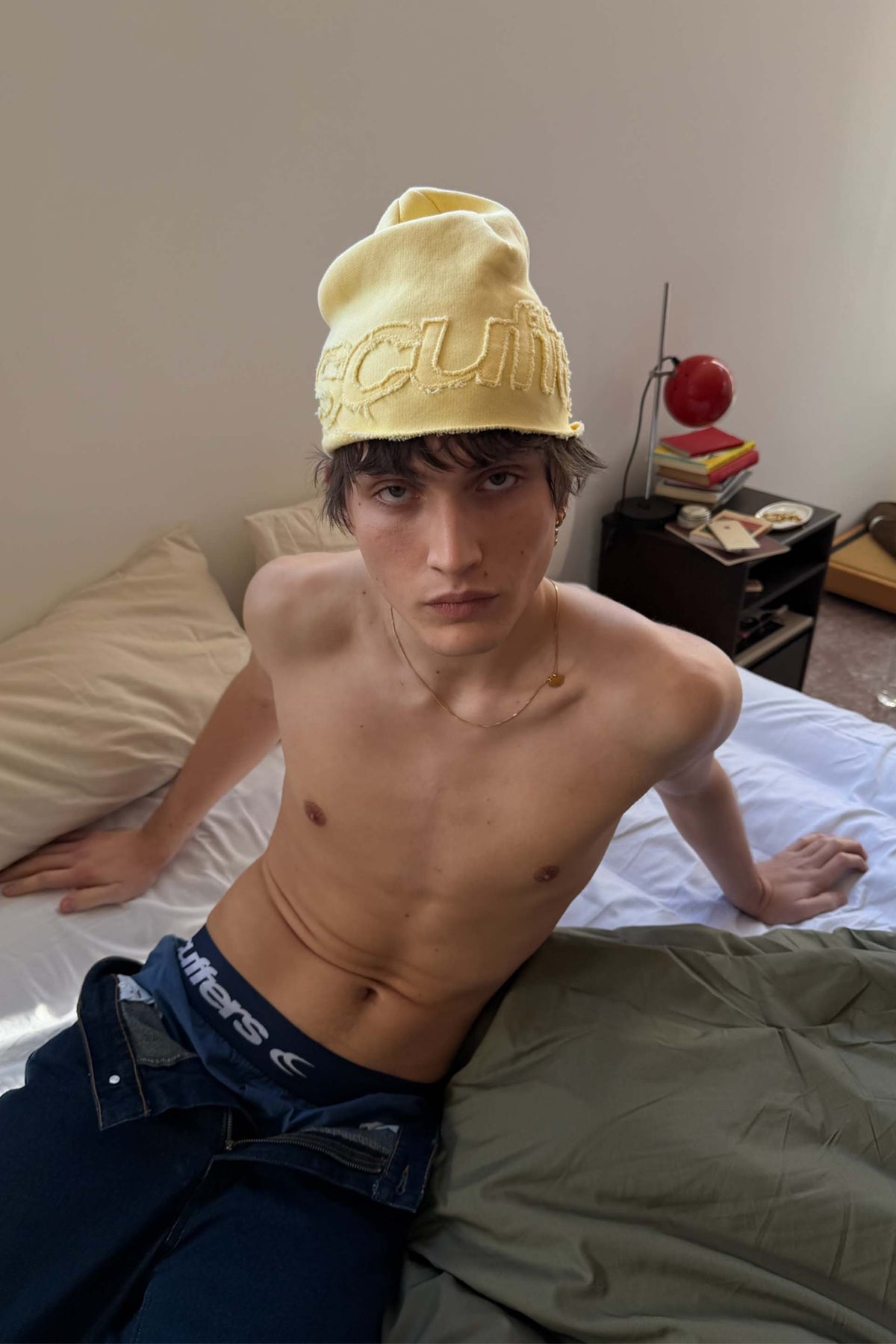 Raw Yellow Beanie