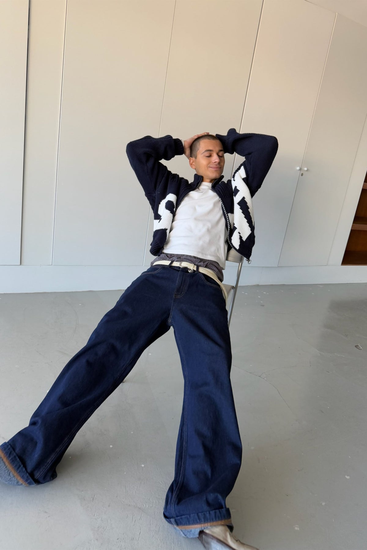 Habi Dark Blue Pants