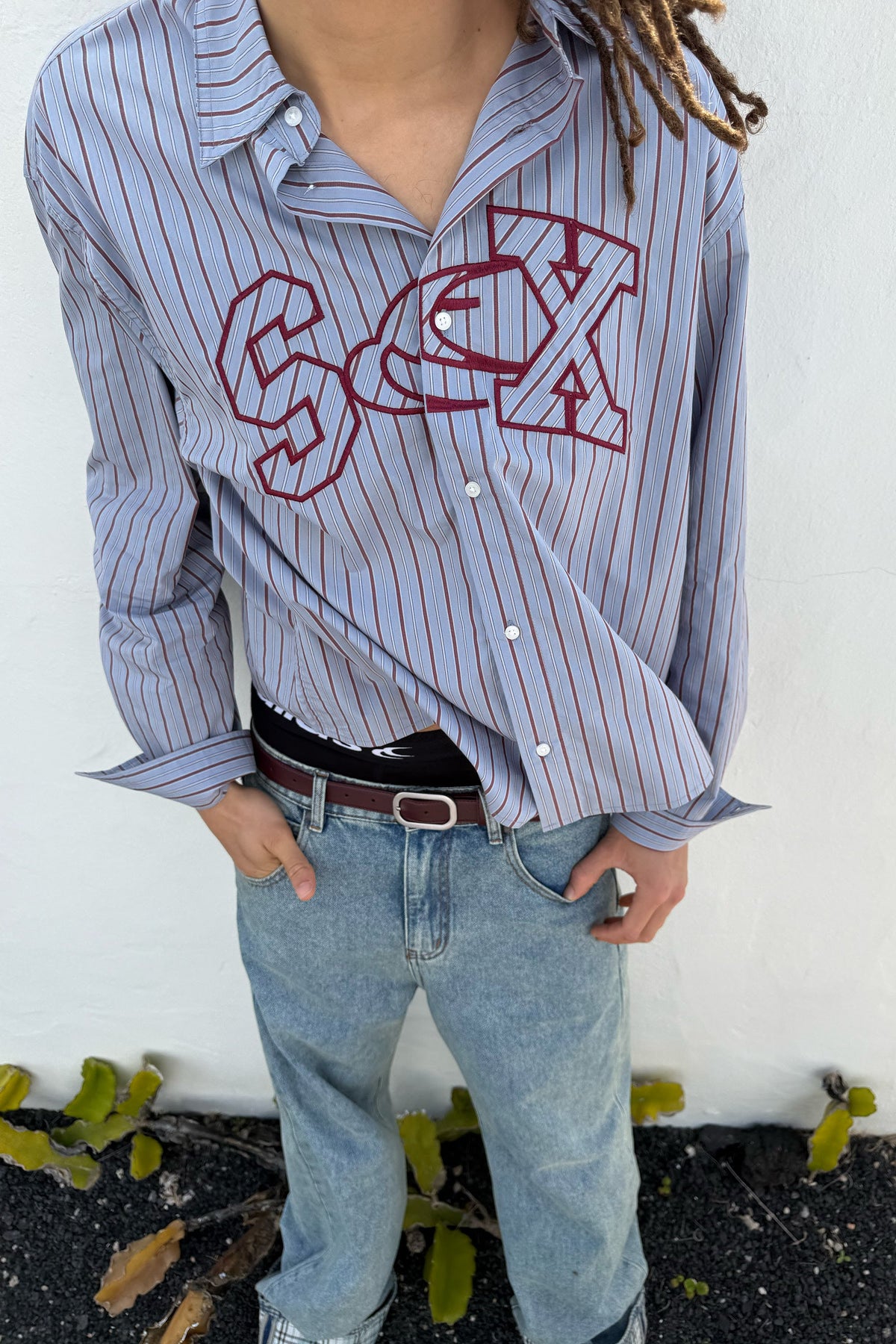 Sex Blue Shirt