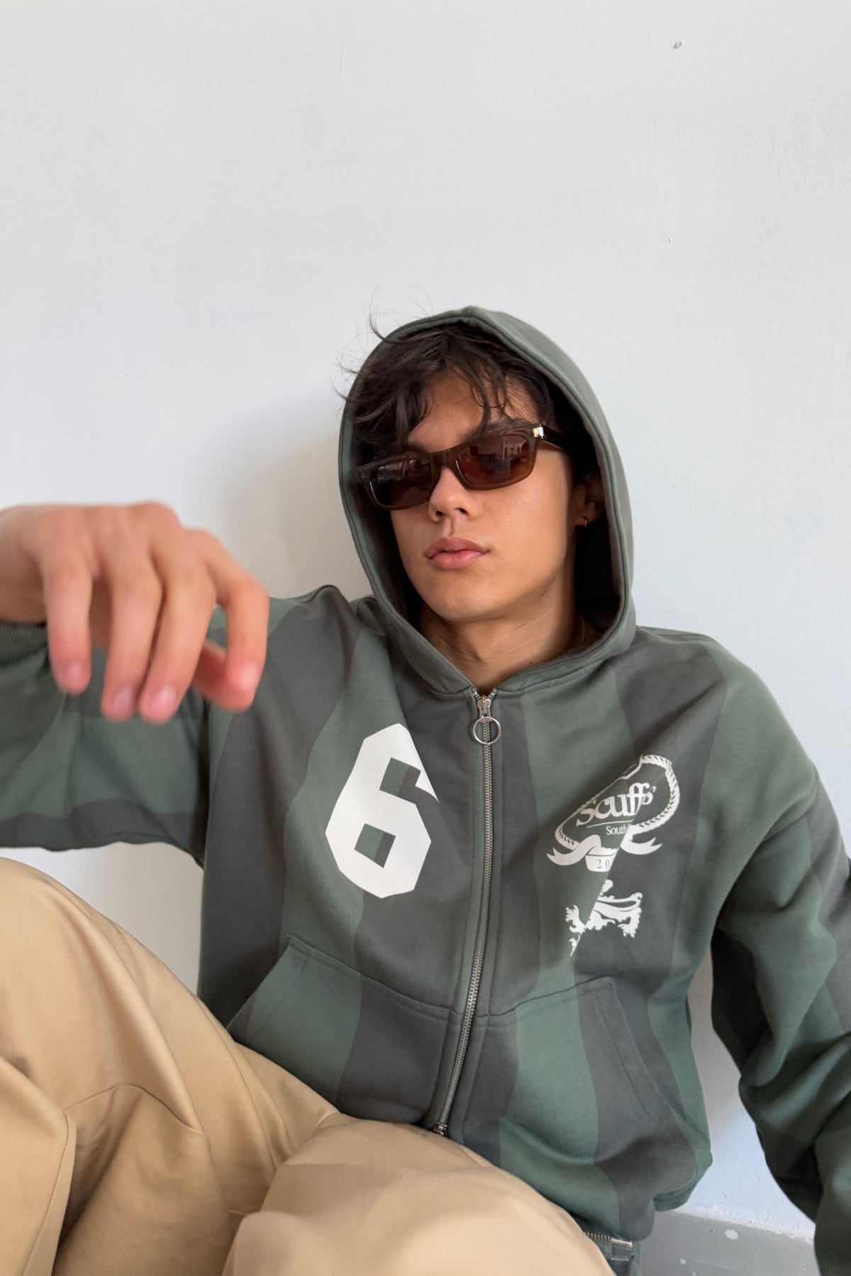 Picadilly Green Zipper