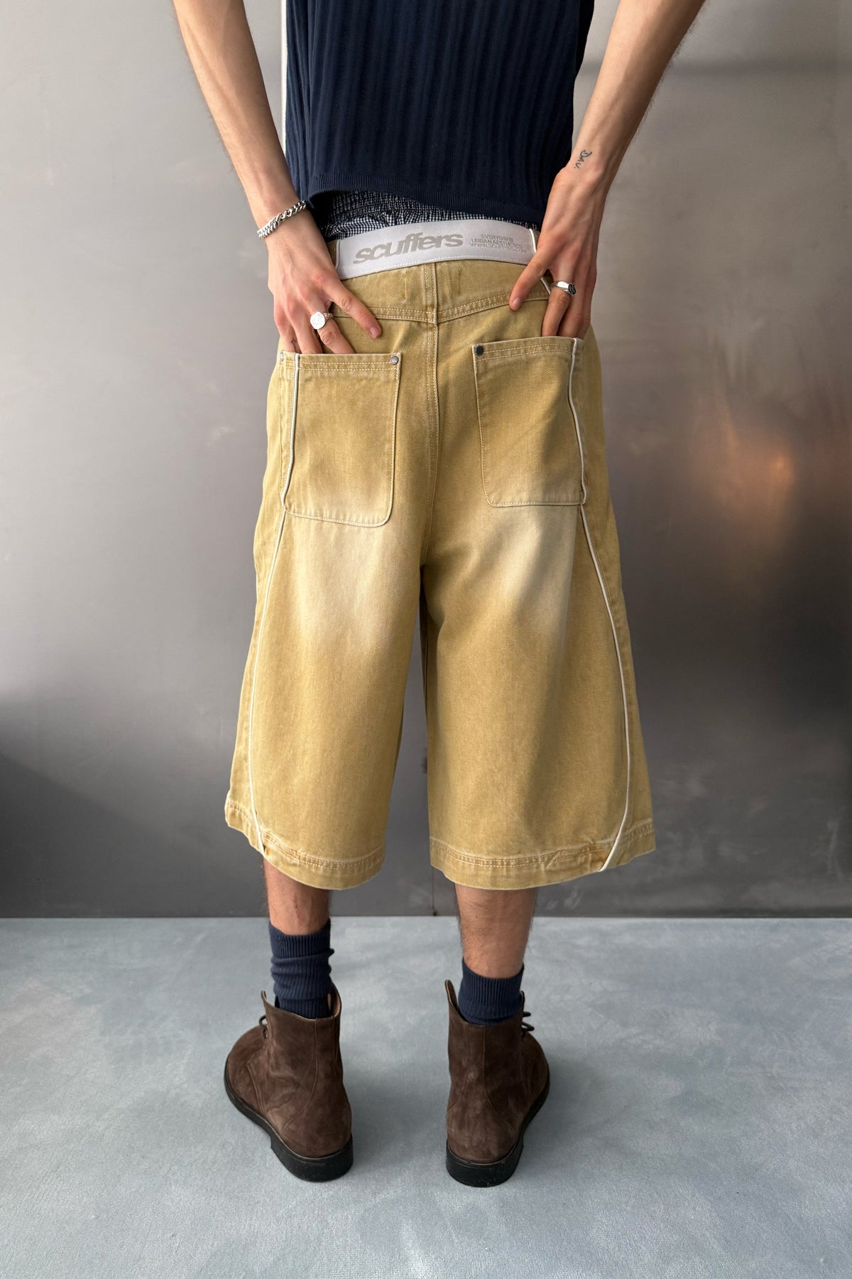 Mowa Yellow Jorts