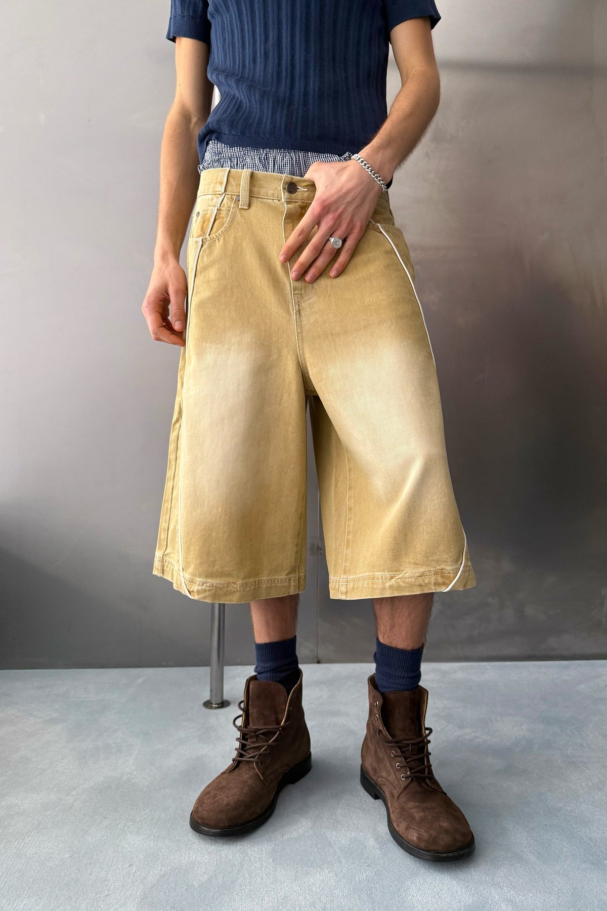 Mowa Yellow Jorts