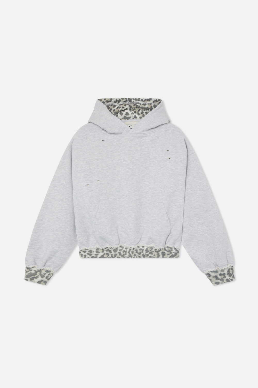 Leo Grey Melange Hoodie