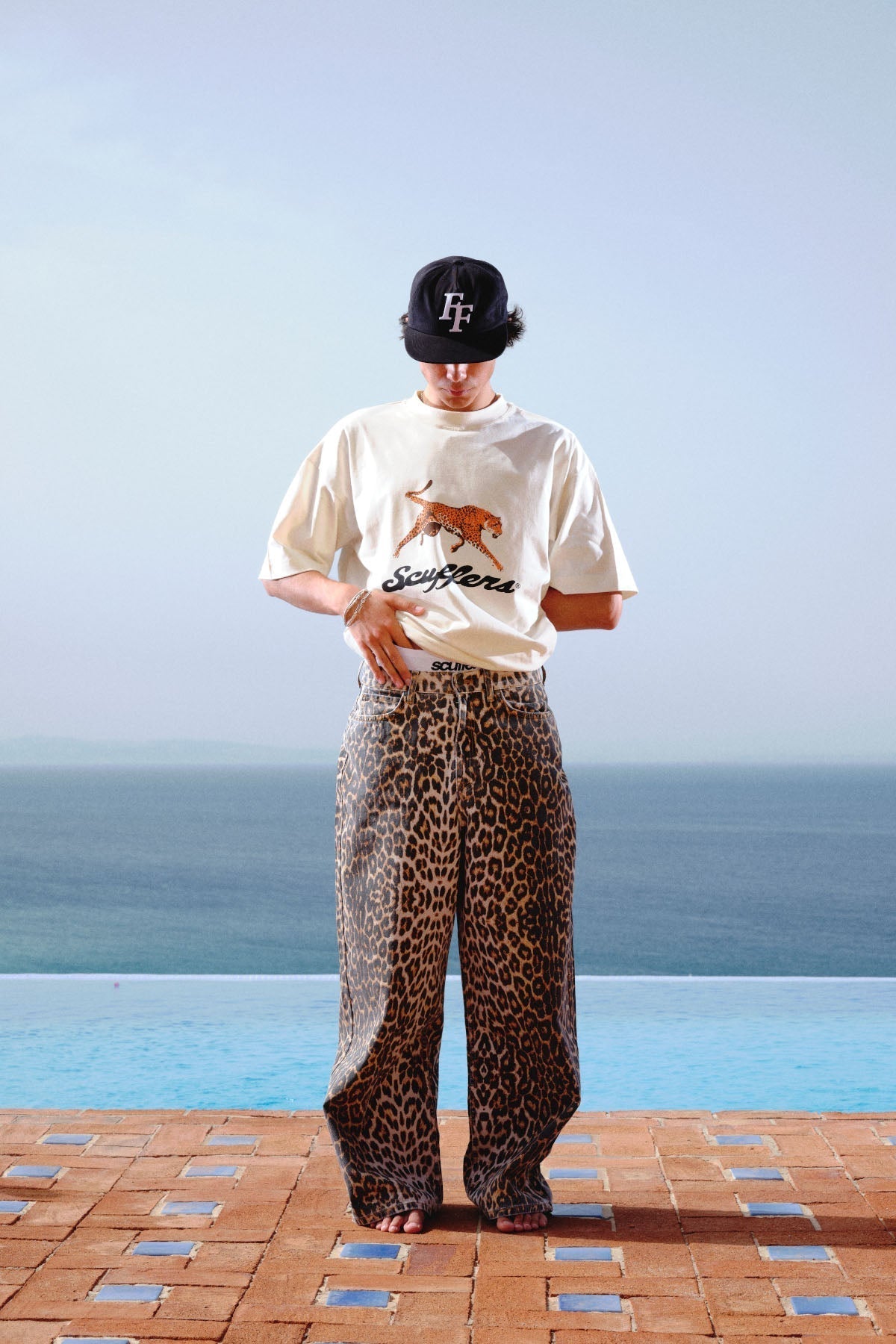 Cheetah White T-shirt