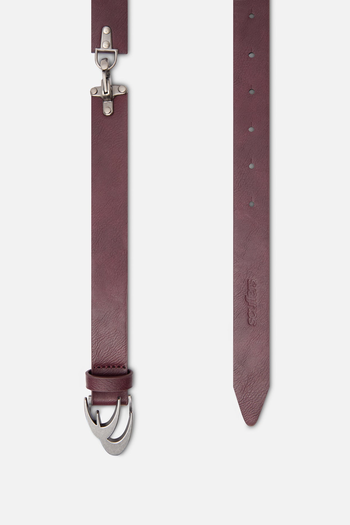 Lock Burgundy Belt