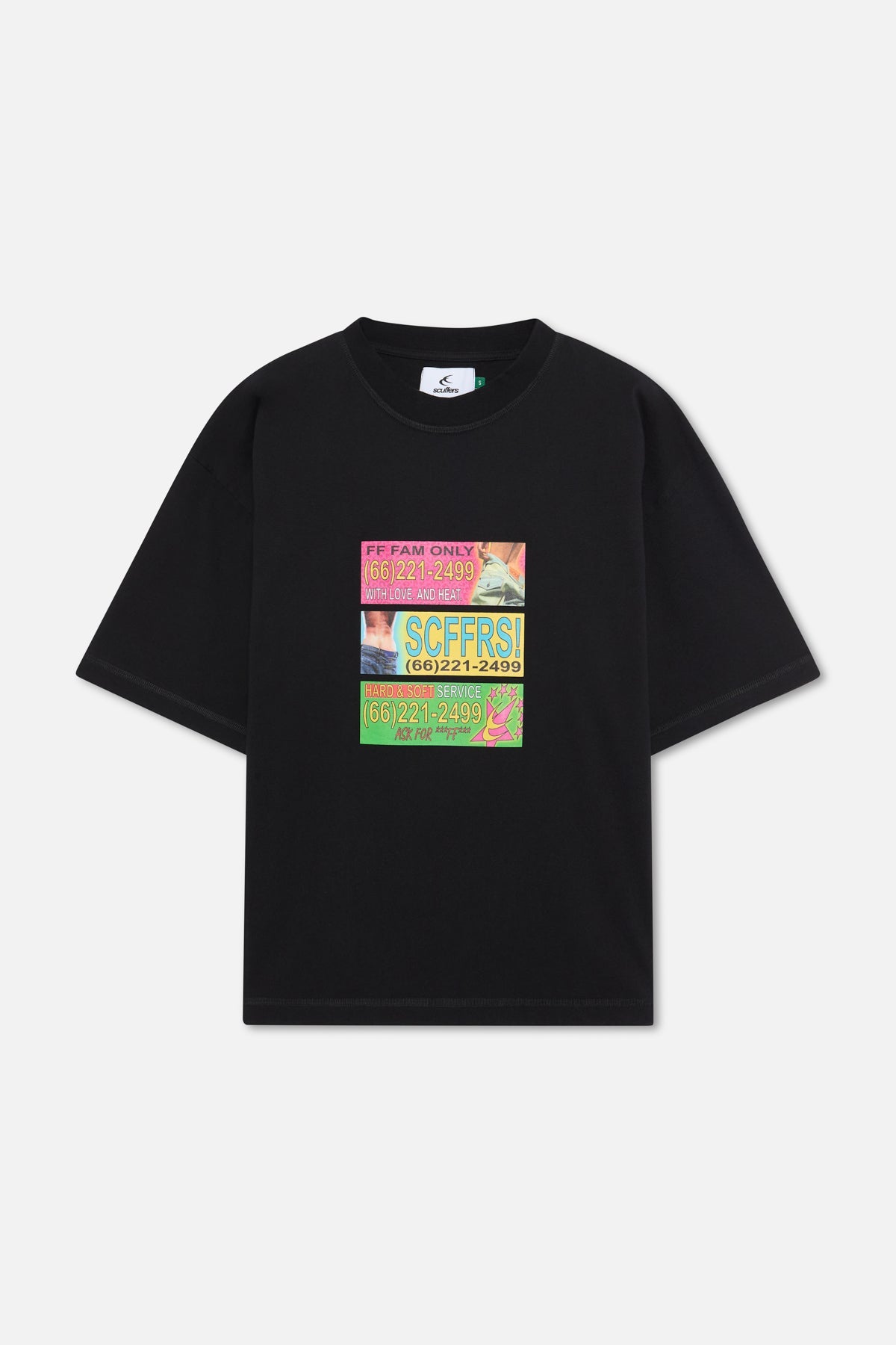 Love and Heat Black T-Shirt