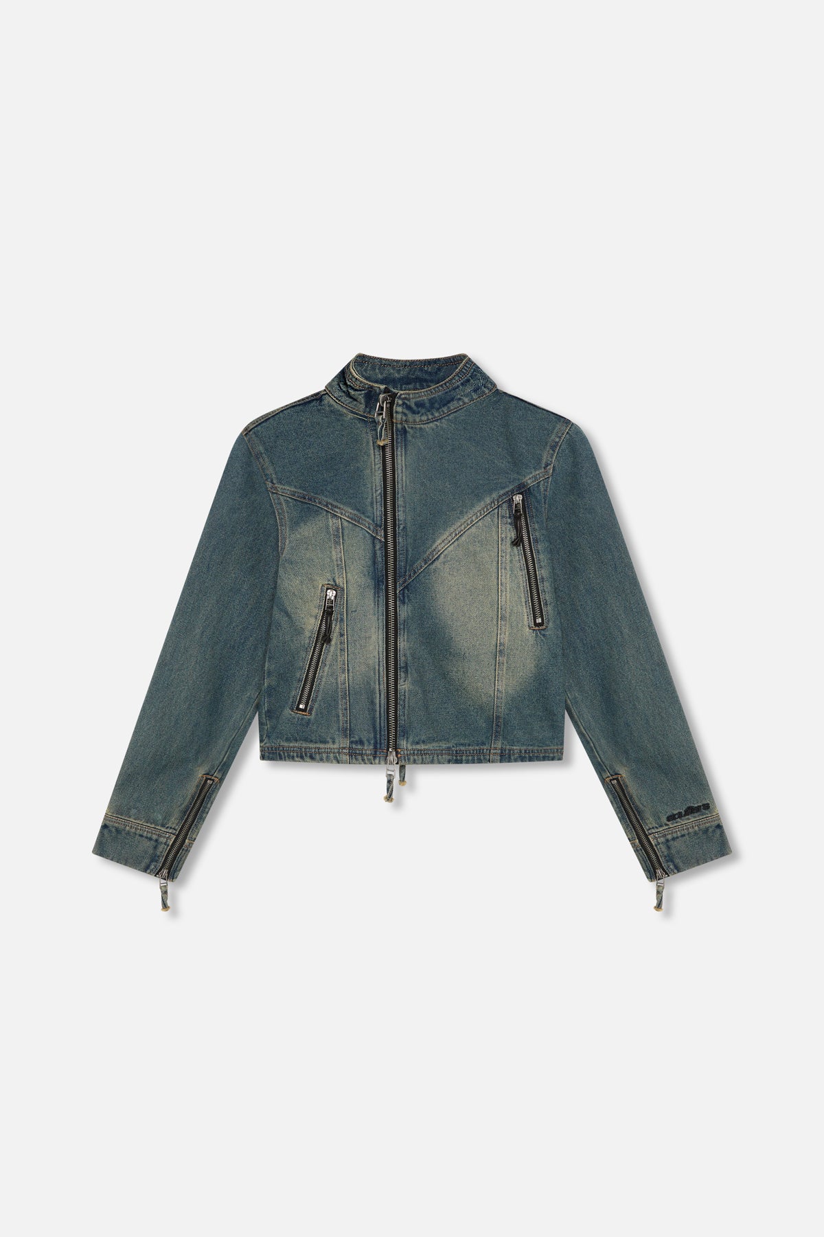Marlen Washed Blue Jacket