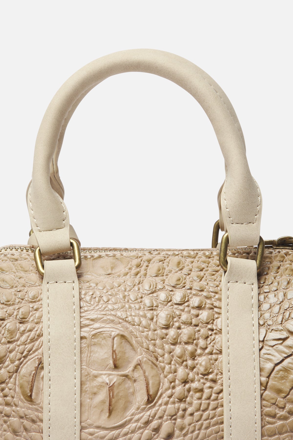 Mini Ecru Duffle Bag