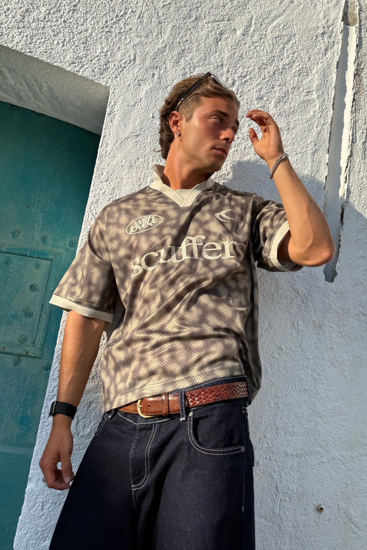 Jonesy Leopard Football T-Shirt