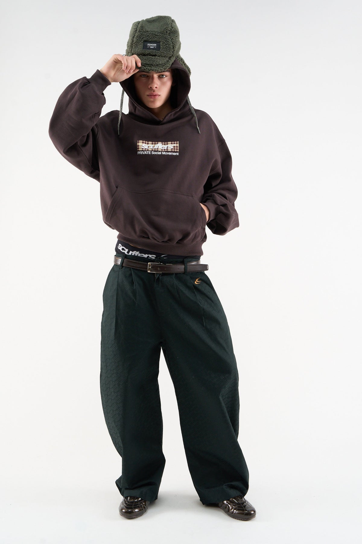Private Brown Hoodie