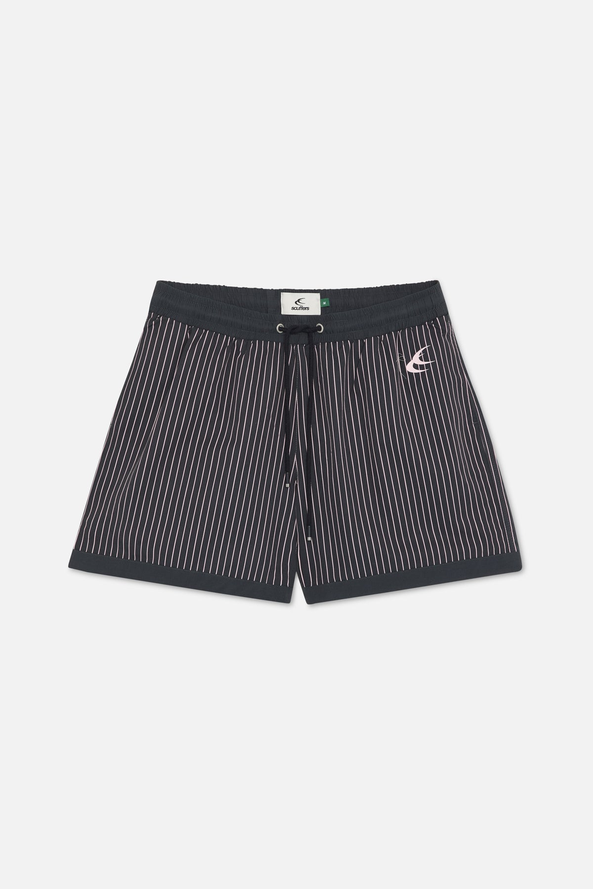 Pinstripe Black Swimpants