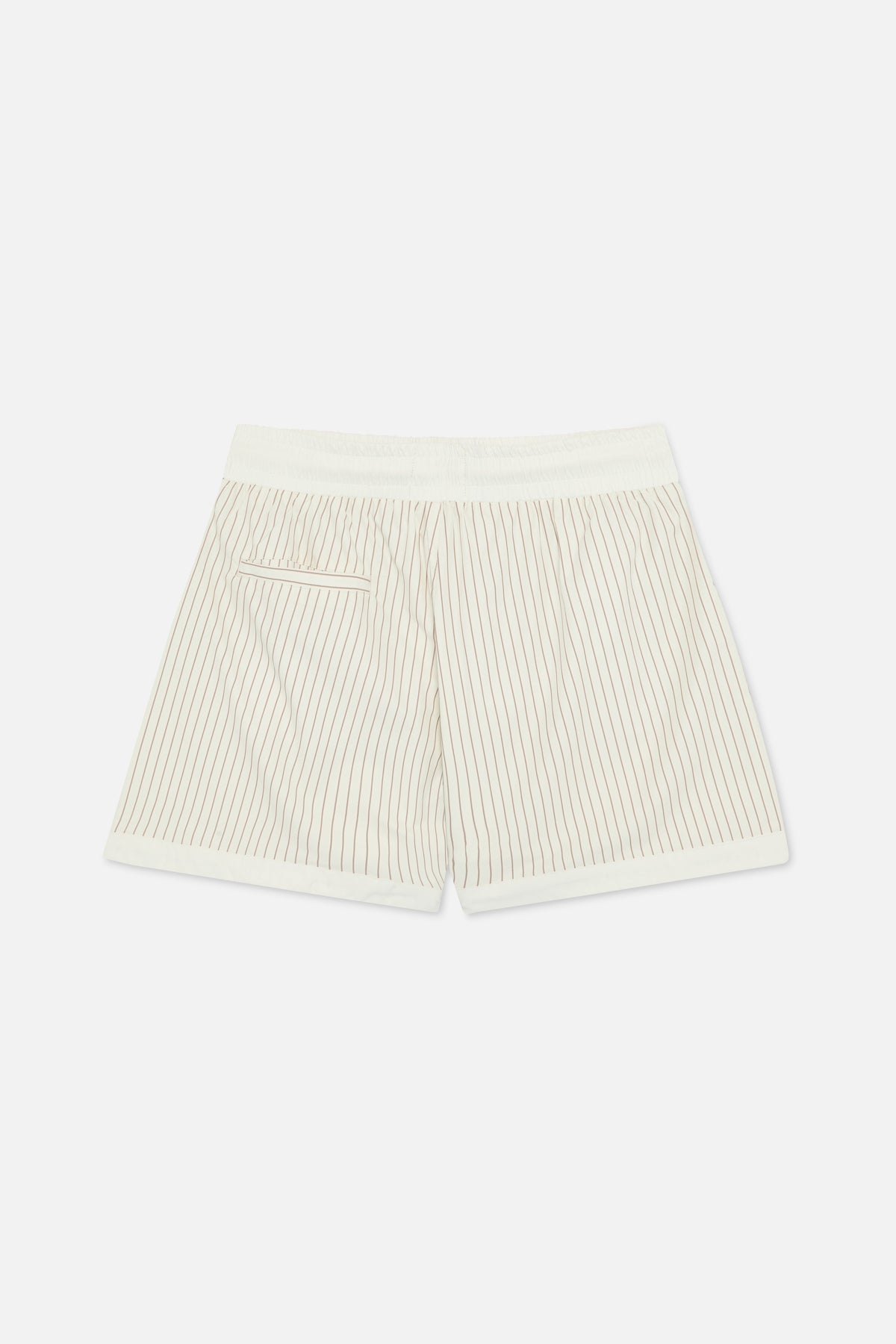 Pinstripe White Swimpants