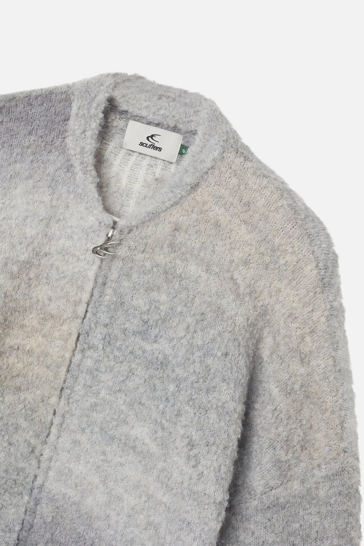 Quarter Grey Zipper Knit